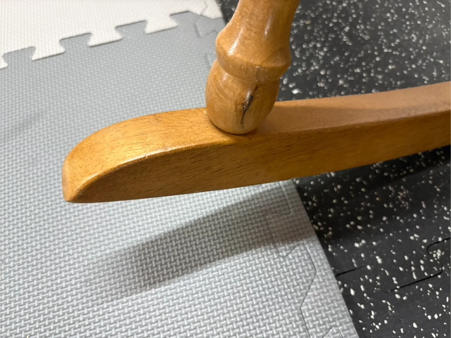 Wooden Patio Rocking Chair EUC 🥕 image indicator(4)