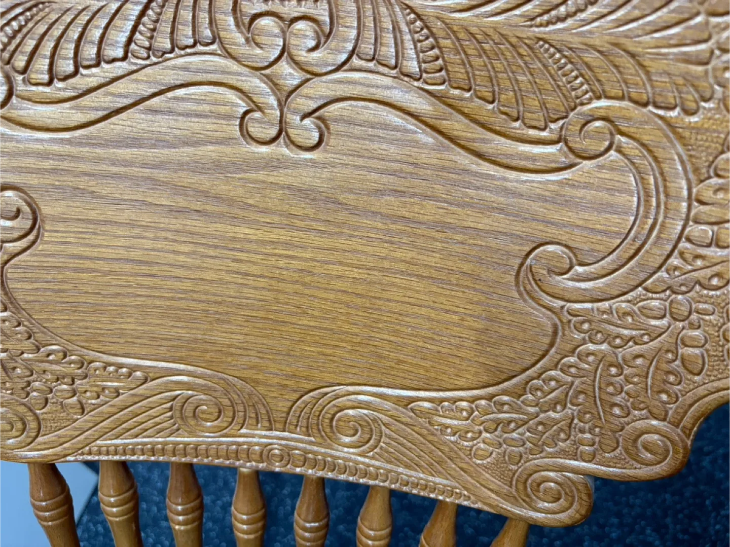 Wooden Patio Rocking Chair EUC 🥕 image indicator(3)