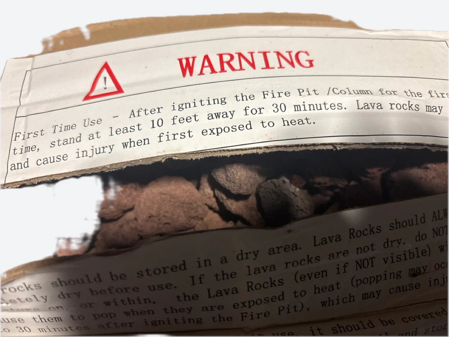 Lava Rocks for Fire Pit image indicator(2)