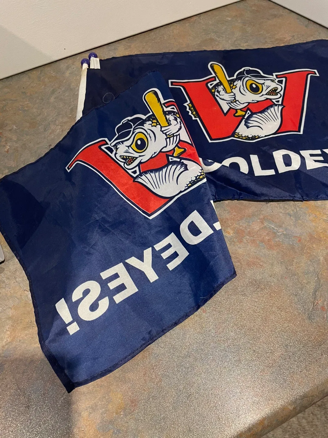 Winnipeg Goldeyes Fan Flags - set of 2 image indicator(2)