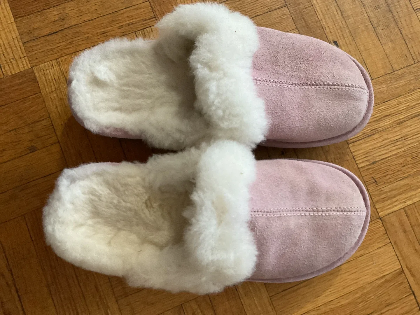 Nuknuuk Suede & Wool Slippers - Size 6 thumbnail