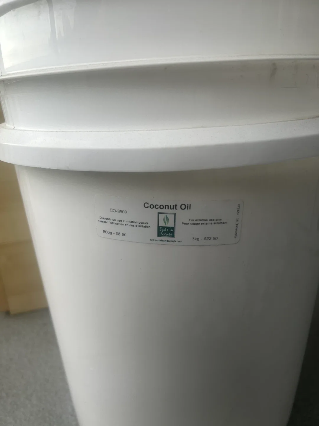 Local Pure Coconut Oil - 11KG for Soap Making, Lotion etc thumbnail