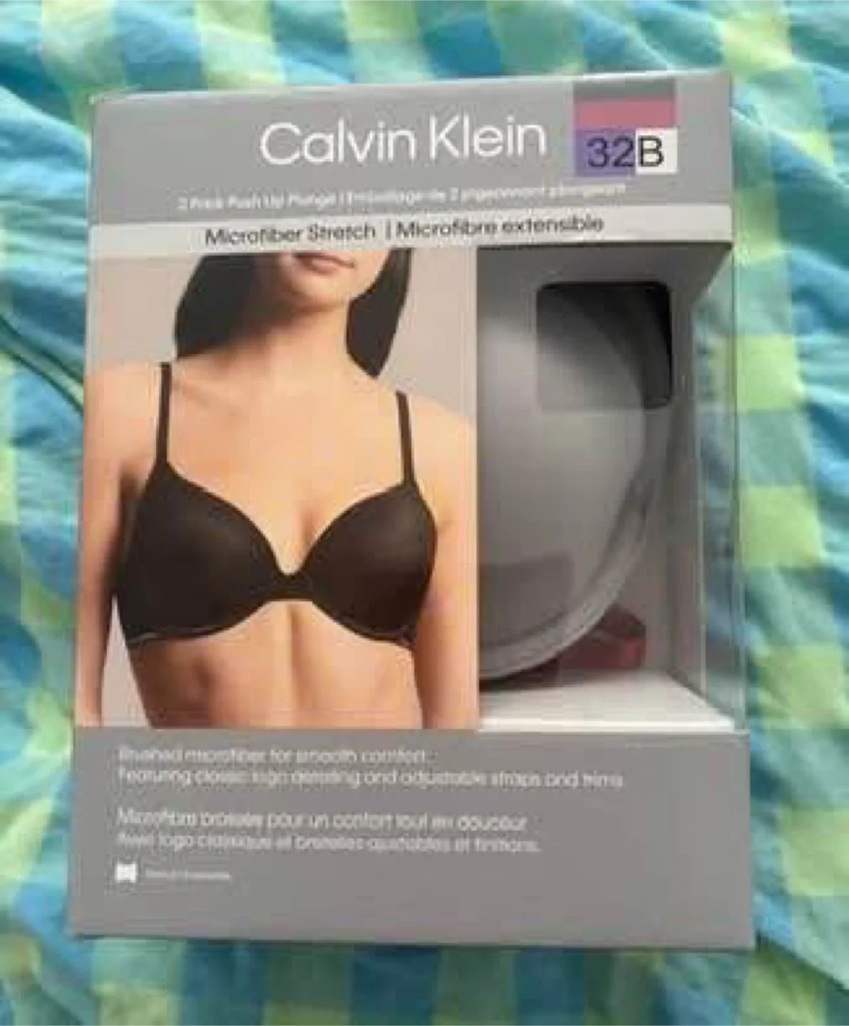 Calvin Klein push up bras (New) (includes 2 in pack)(Size 32B) thumbnail