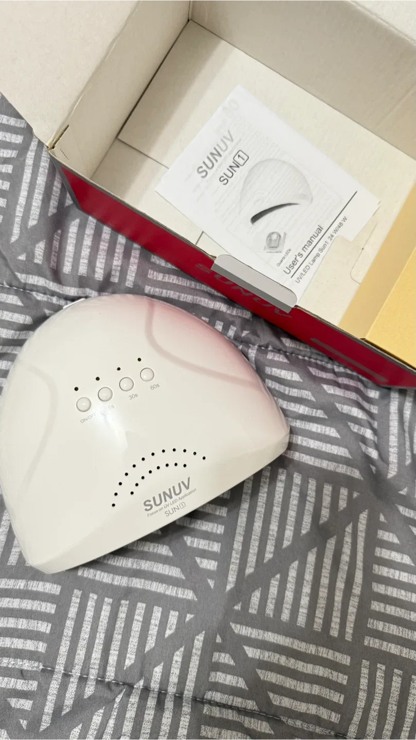 SUNUV UV LED Nail Lamp - Like New! image indicator(7)