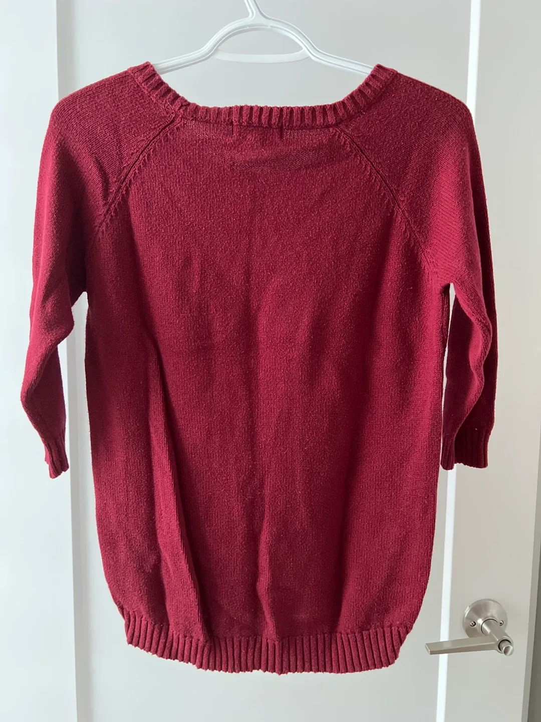 Burgundy Sweater with Stars - Size S image indicator(2)