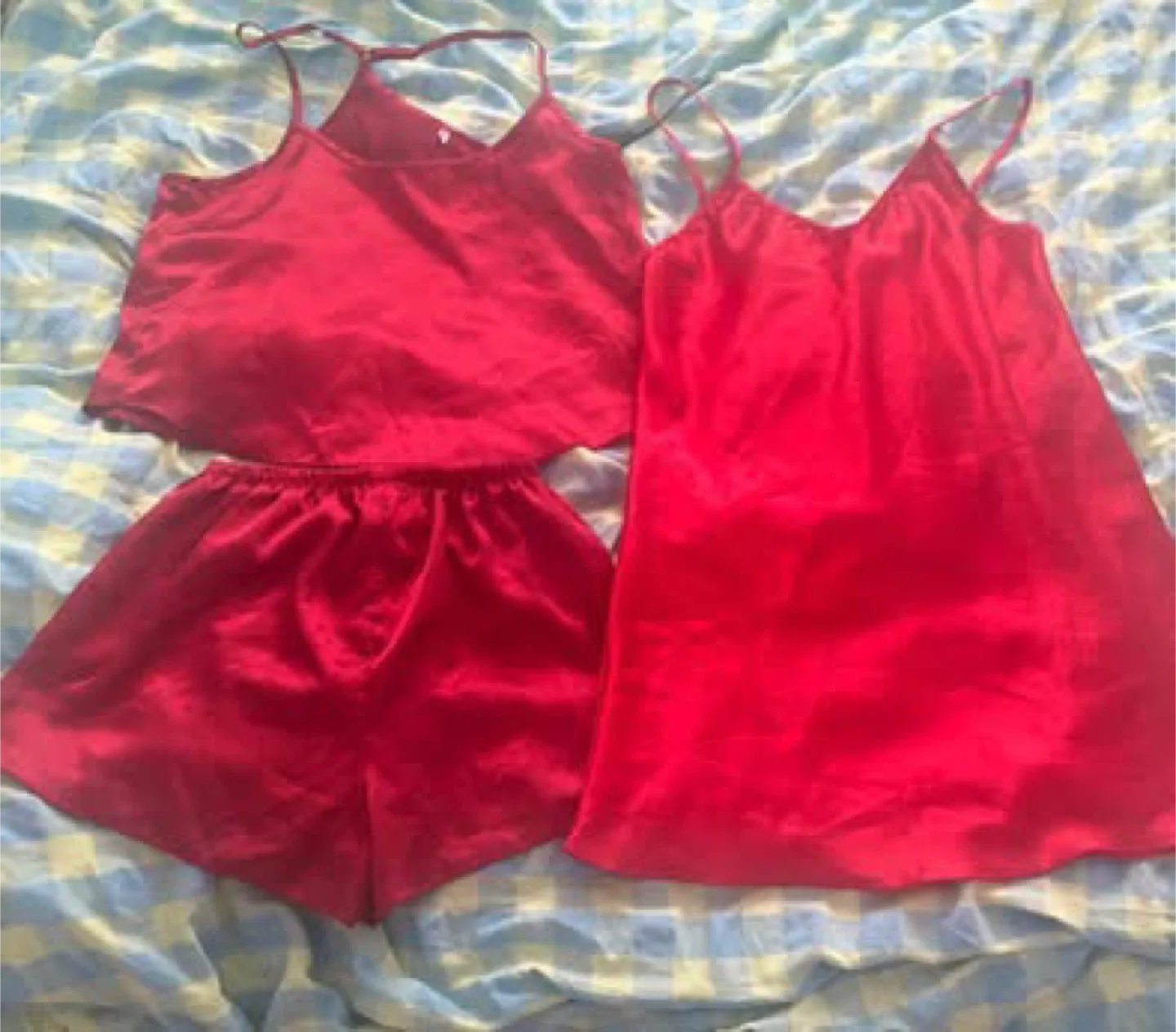 Pajama set and night gown (New) (Small)(Giving away for FREE) thumbnail