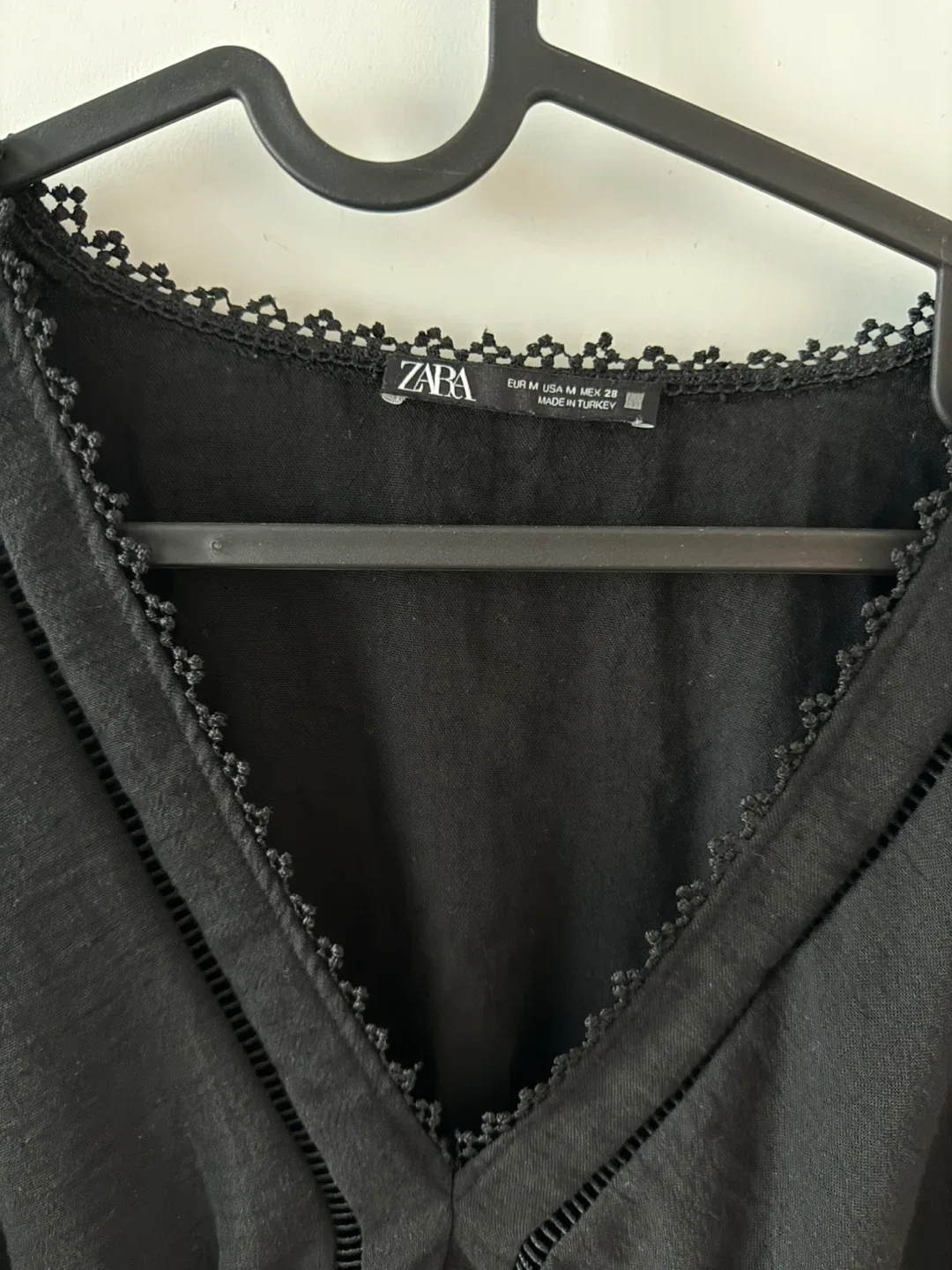Zara Black Blouse - Size M image indicator(2)