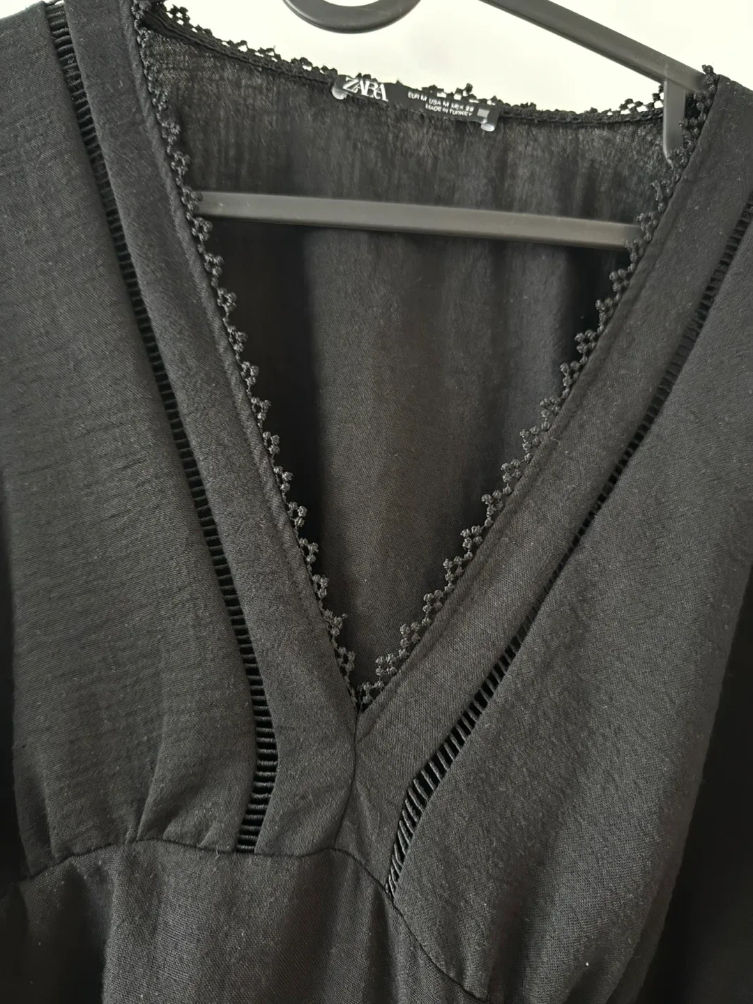 Zara Black Blouse - Size M image indicator(3)