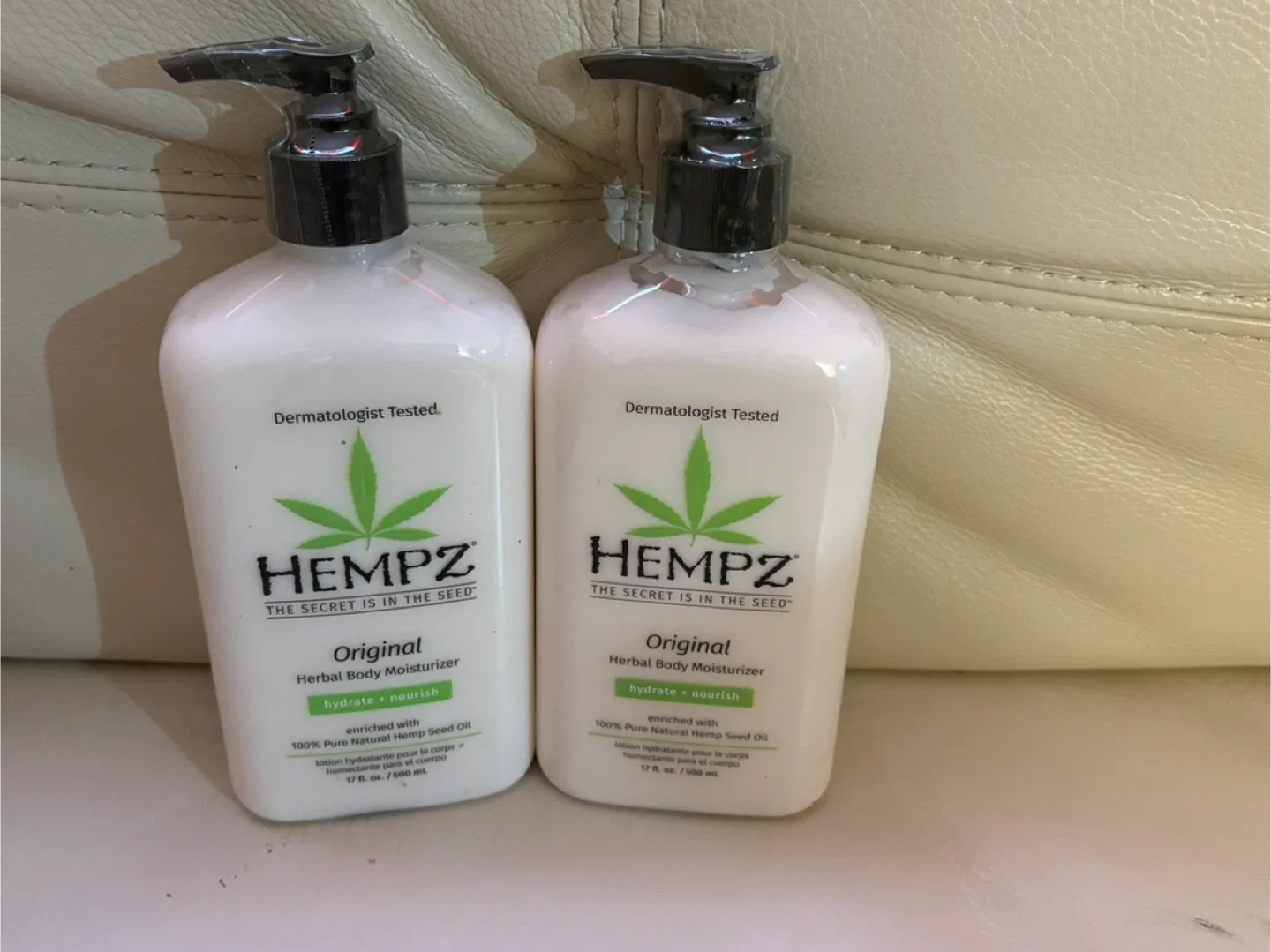 Hempz Original Herbal Body lotion x2 500 ml sealed  $28 for 2