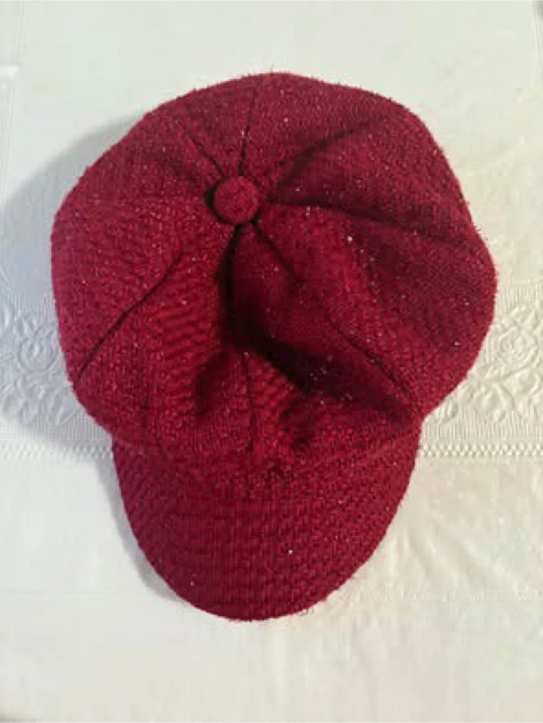 Red newsboy cap (Never worn) (FREE) thumbnail