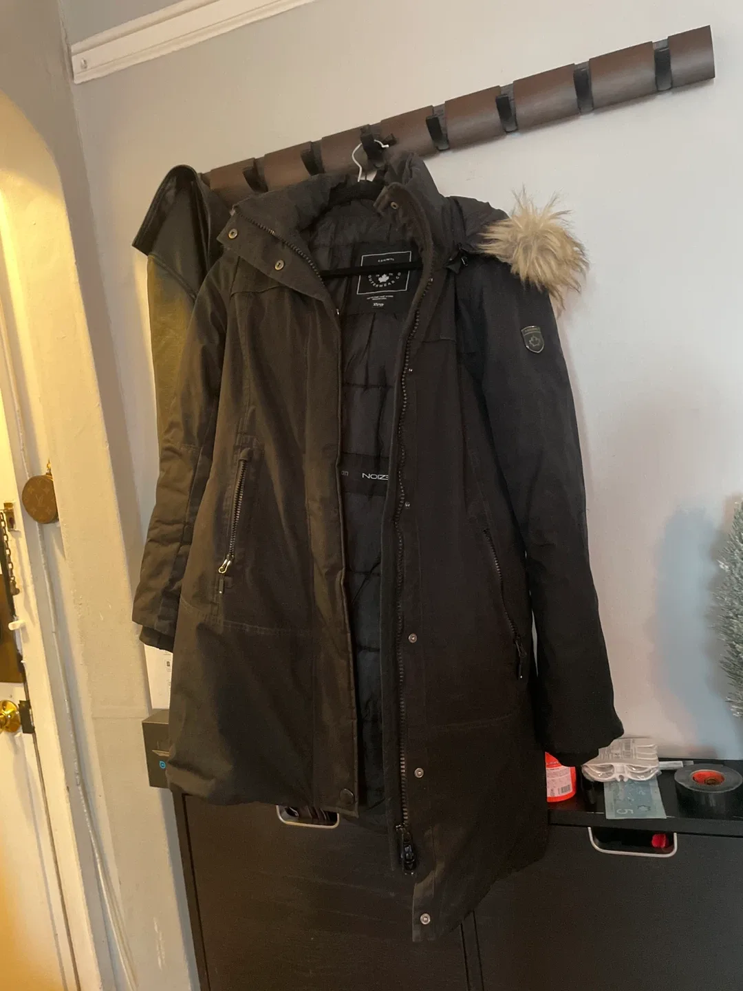 Noize Outerwear Black Winter Coat XS