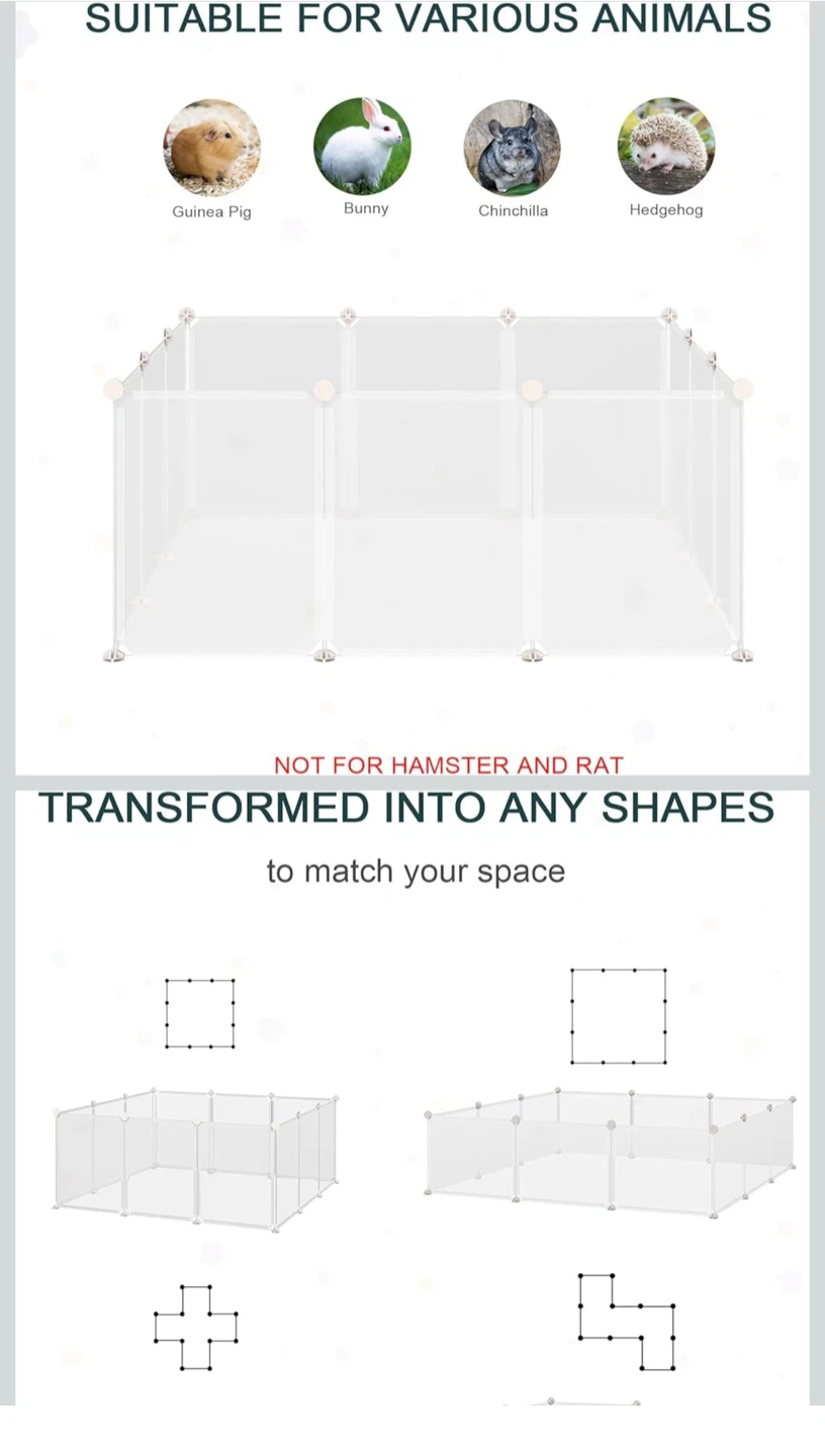 PORTABLE DIY PLAYPEN FOR SMALL ANIMAL PLUS BEDS - photo 2