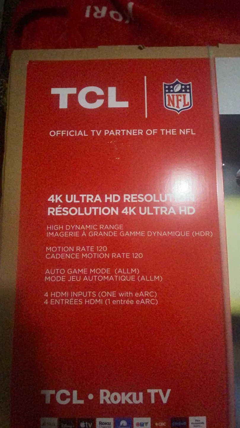 TCL 58" Roku TV - 4K Ultra HD image indicator(2)