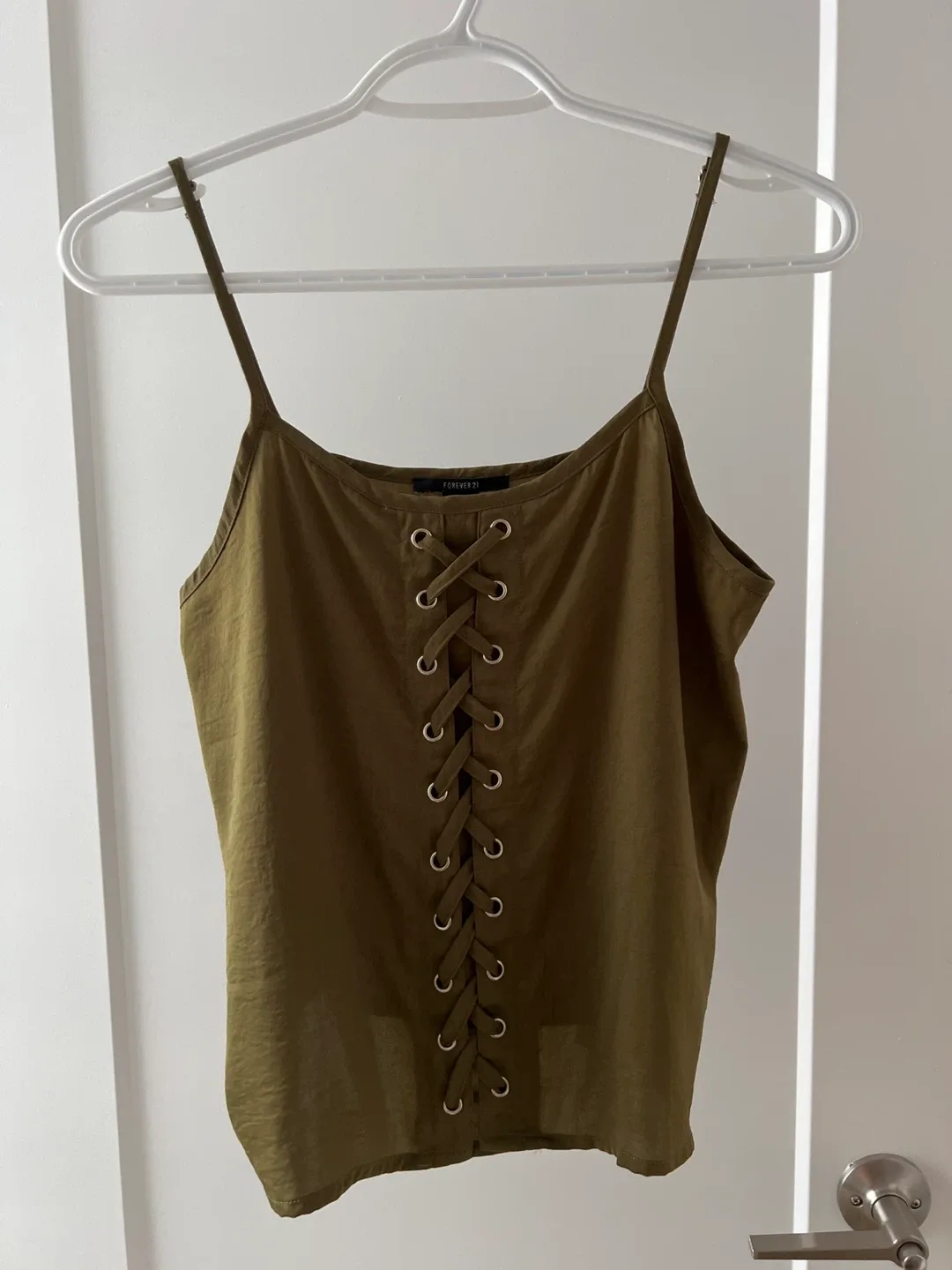 Forever 21 Olive Green Cami Top
