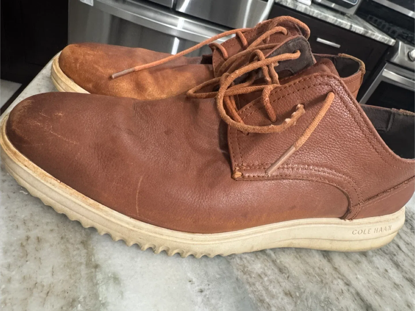 Cole Haan Brown Leather Shoes image indicator(5)