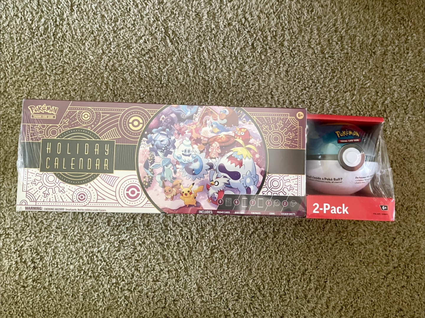 2025 Pokemon Calendar 2-pack