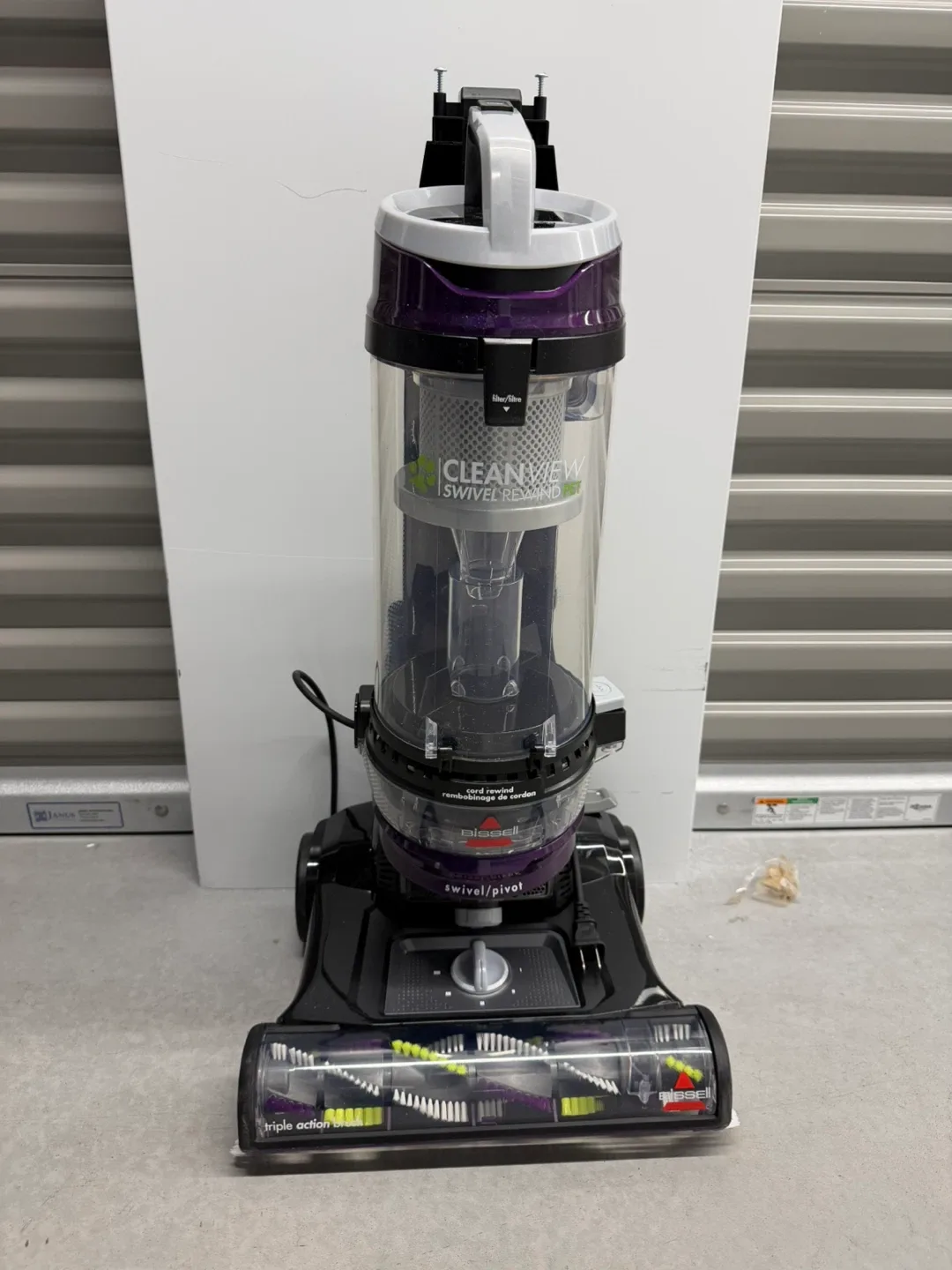 Bissell Cleanview Swivel Upright Multi-Cyclonic Vacuum, Purple thumbnail