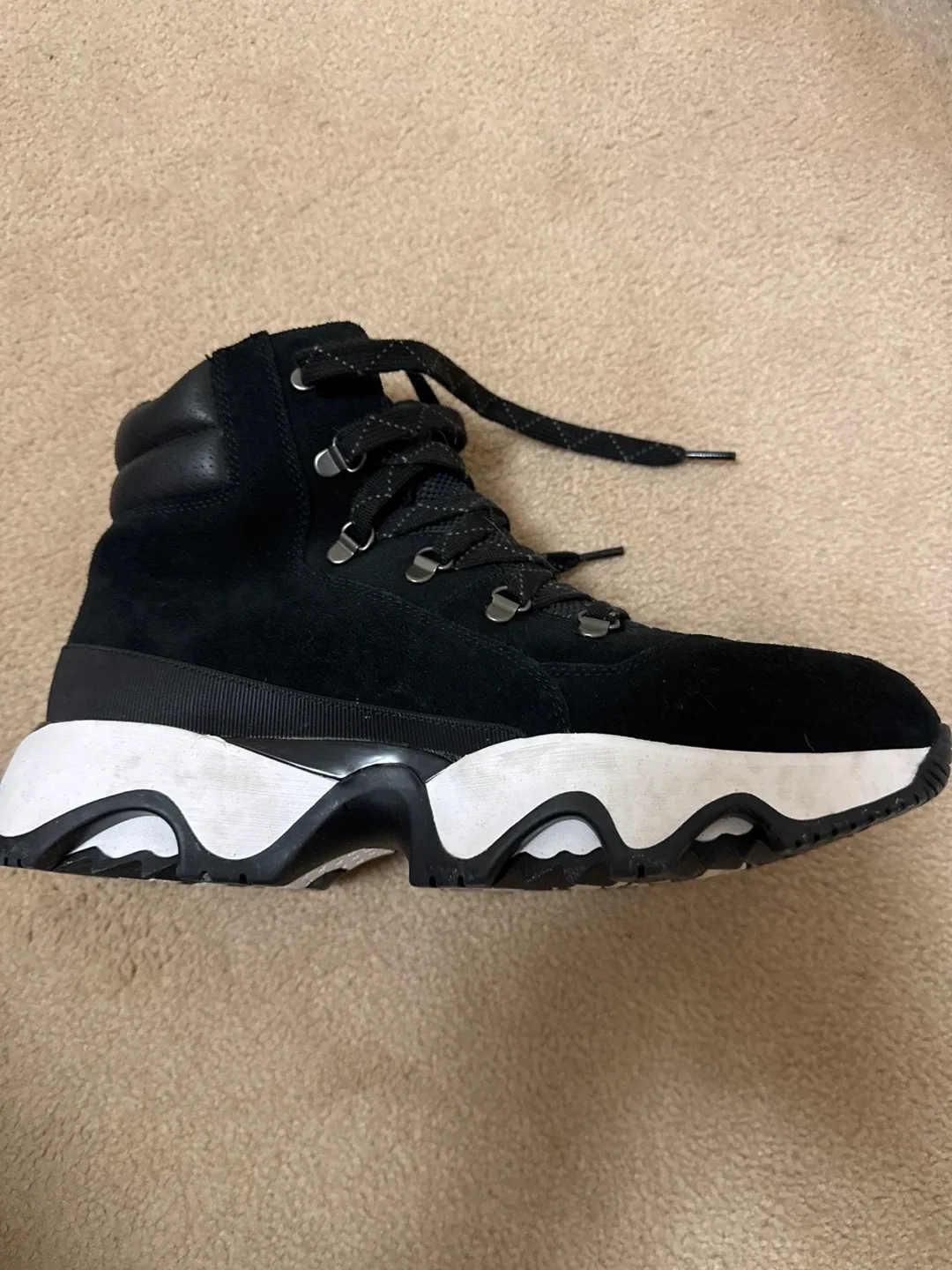 Sorel Black Winter Hiking Boots size 12 thumbnail