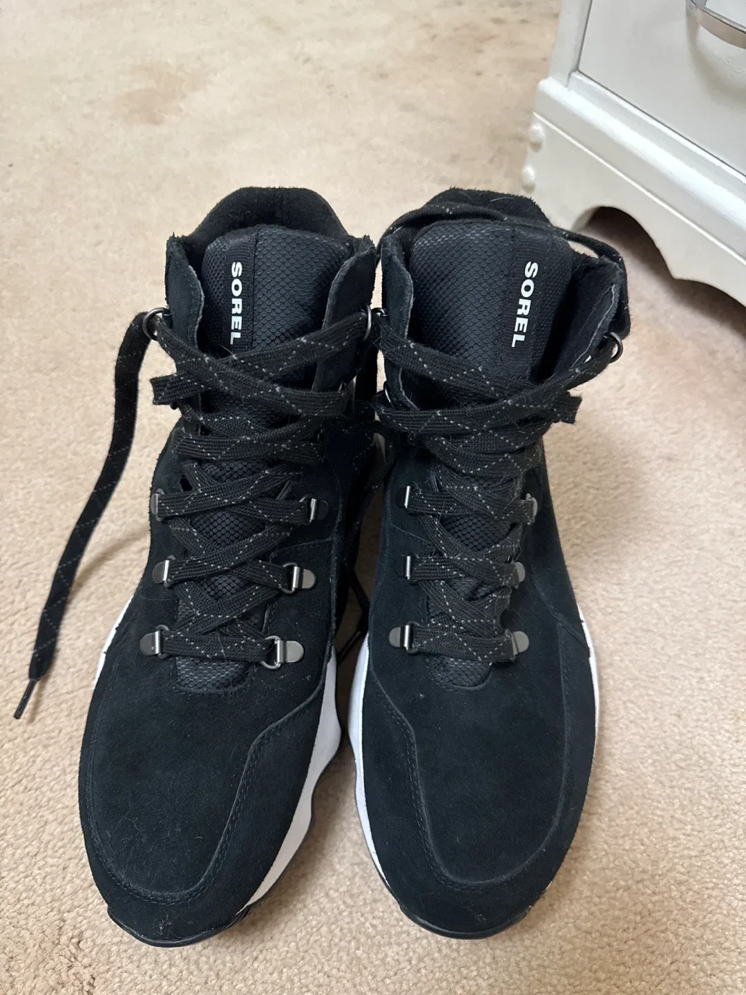 Sorel Black Winter Hiking Boots size 12 image indicator(4)