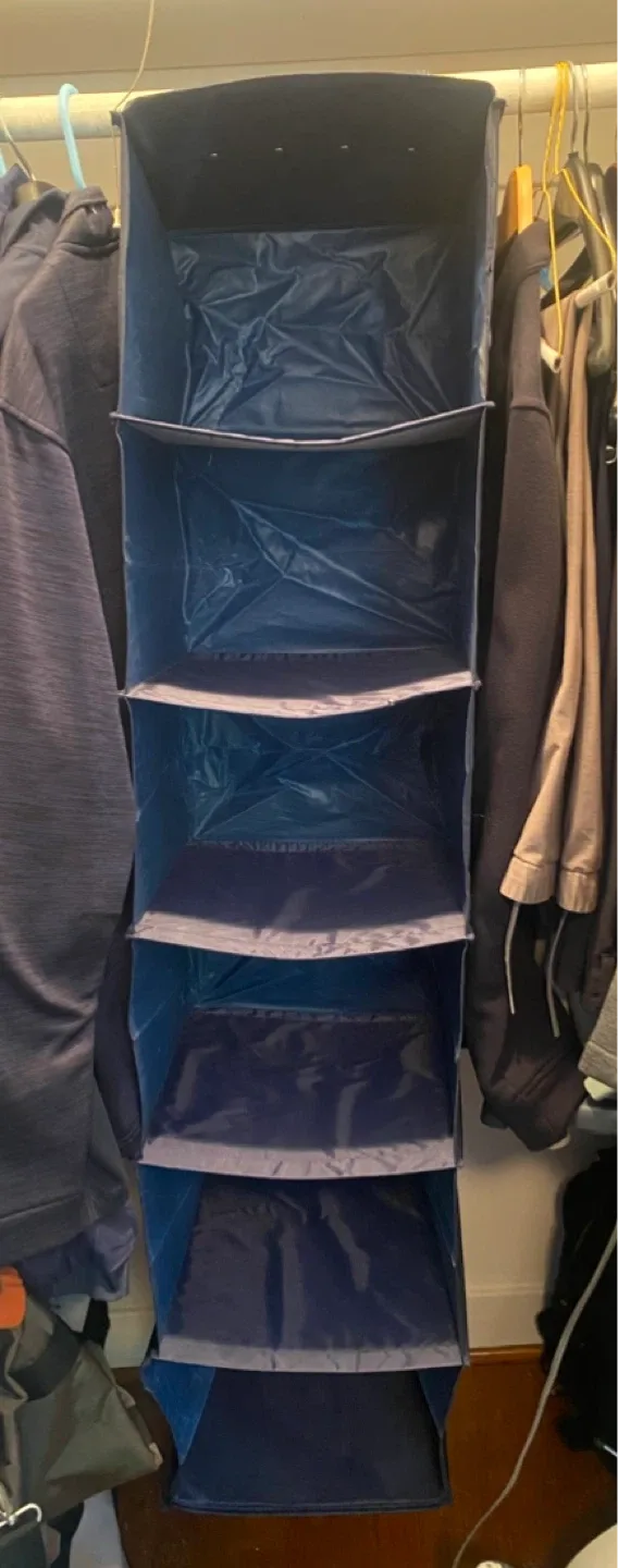 🥕Hanging Closet Organizer - Blue image indicator(2)