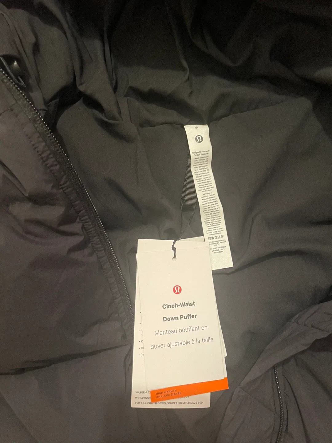 Lululemon Cinch-Waist Down Puffer - Size M image indicator(2)