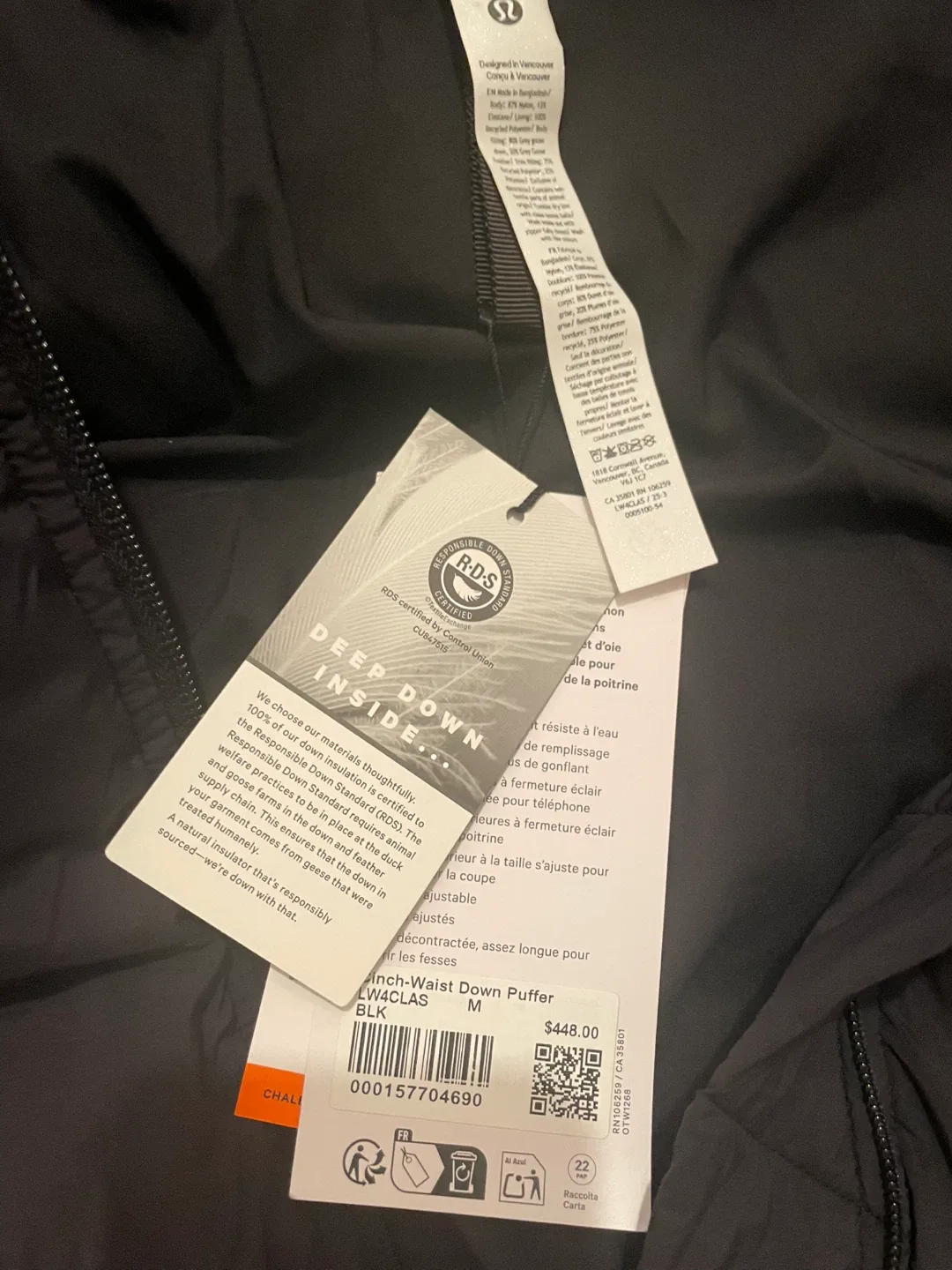 Lululemon Cinch-Waist Down Puffer - Size M image indicator(3)