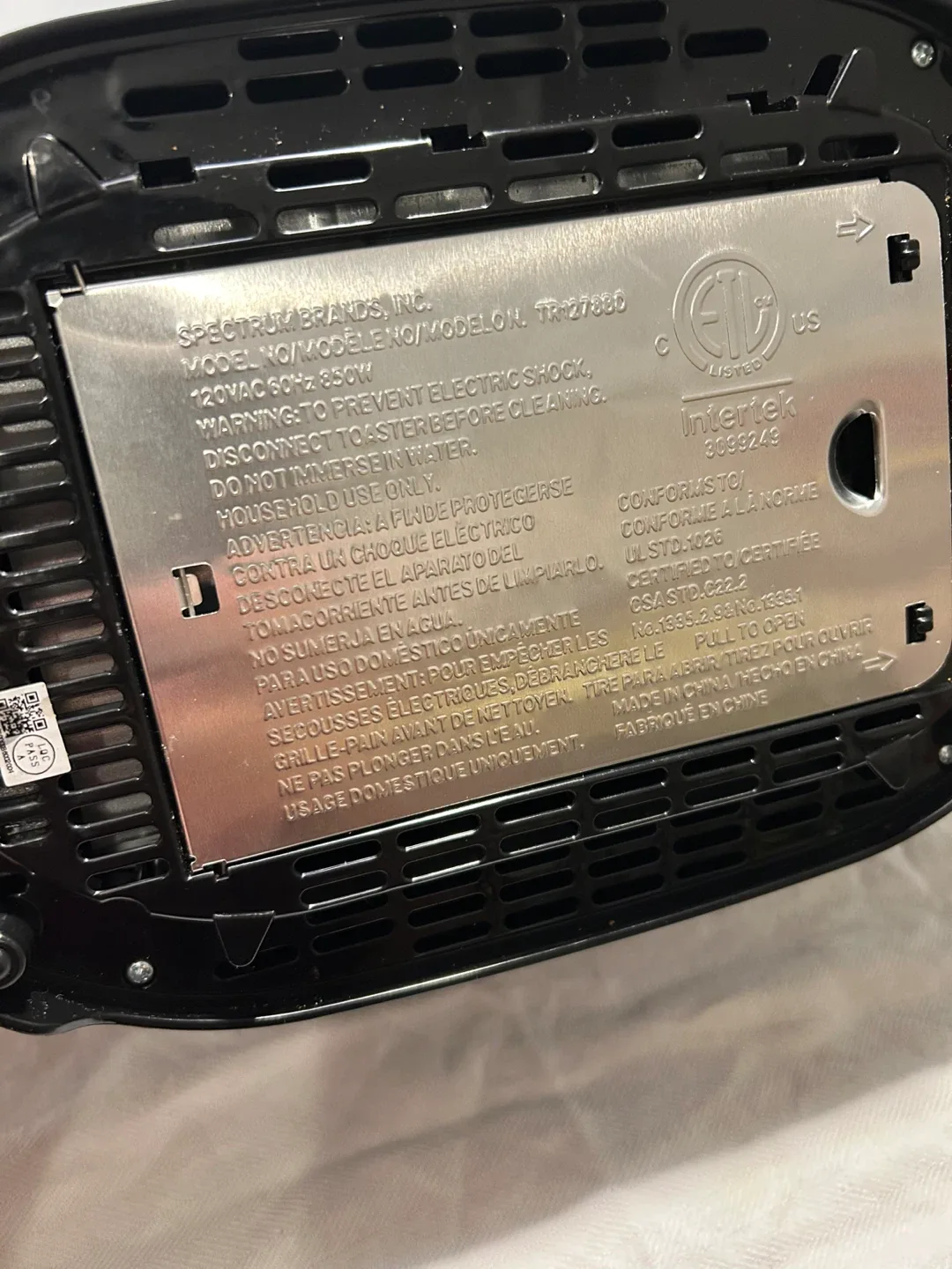 Black and Decker Toaster - Model TR27880 image indicator(2)