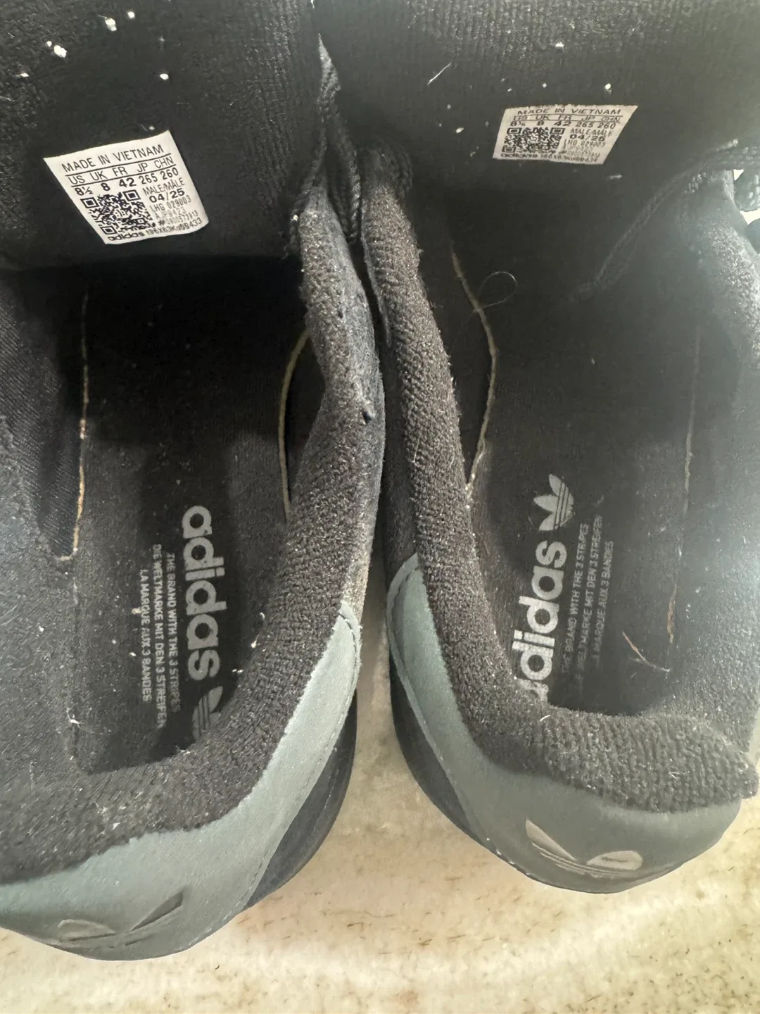 Adidas Campus Black Sneakers - US 8.5 image indicator(8)