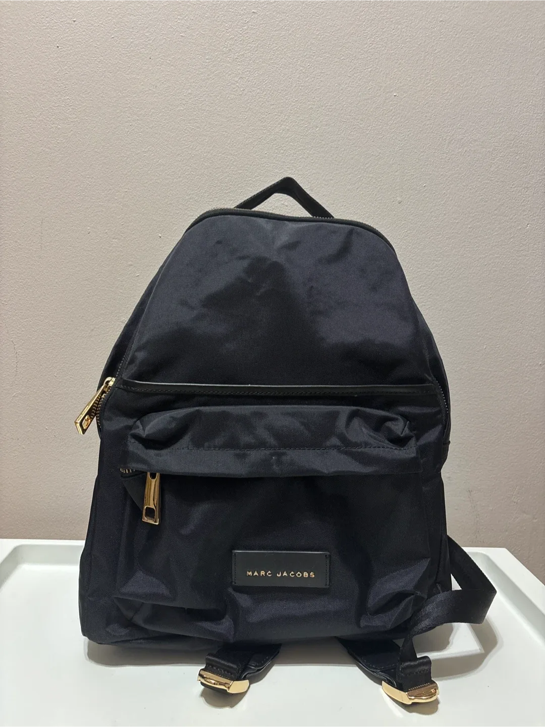 Marc Jacobs Black Nylon Backpack