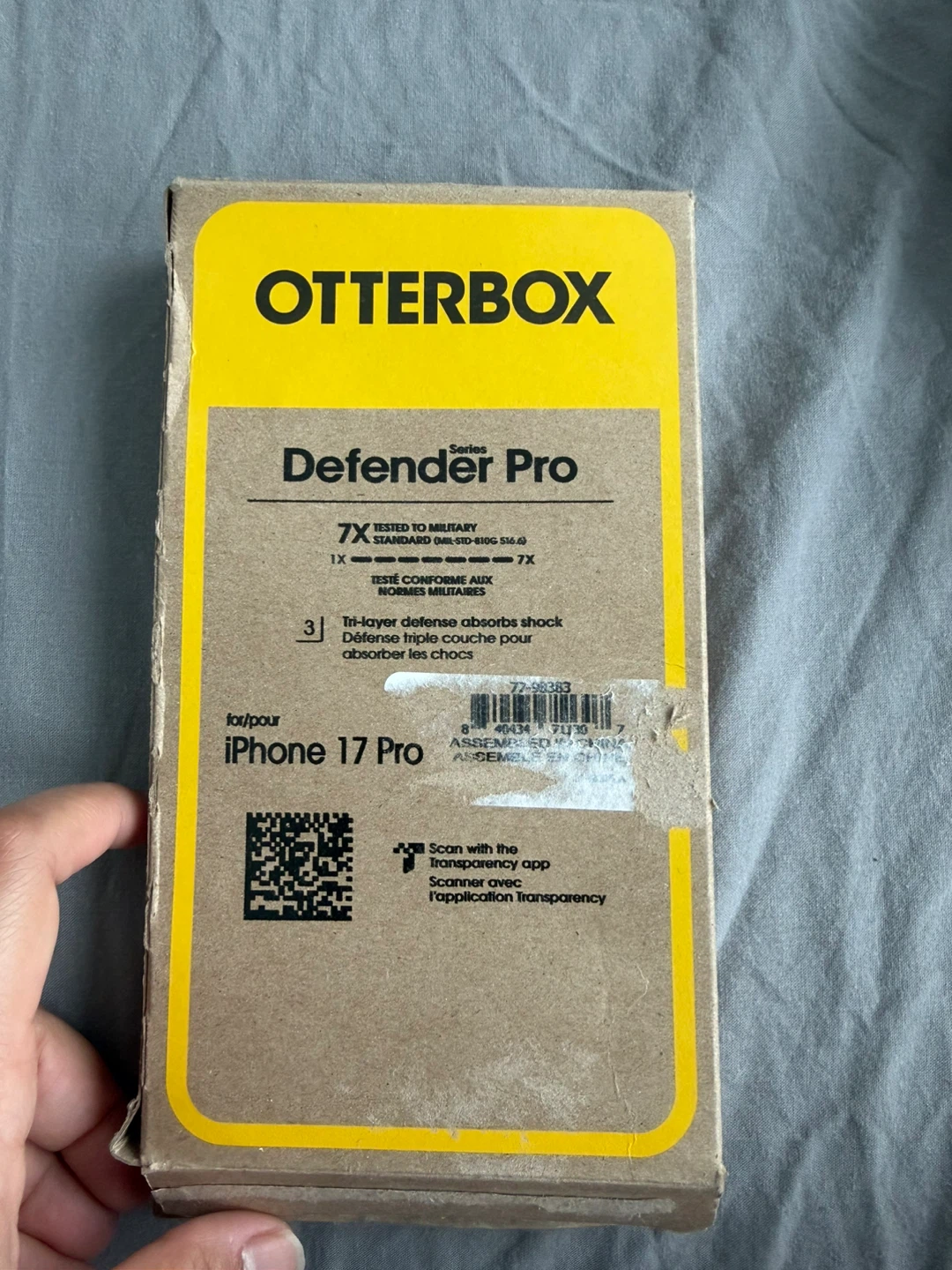 OtterBox iPhone 17 Pro Defender Pro Series Case - Black.