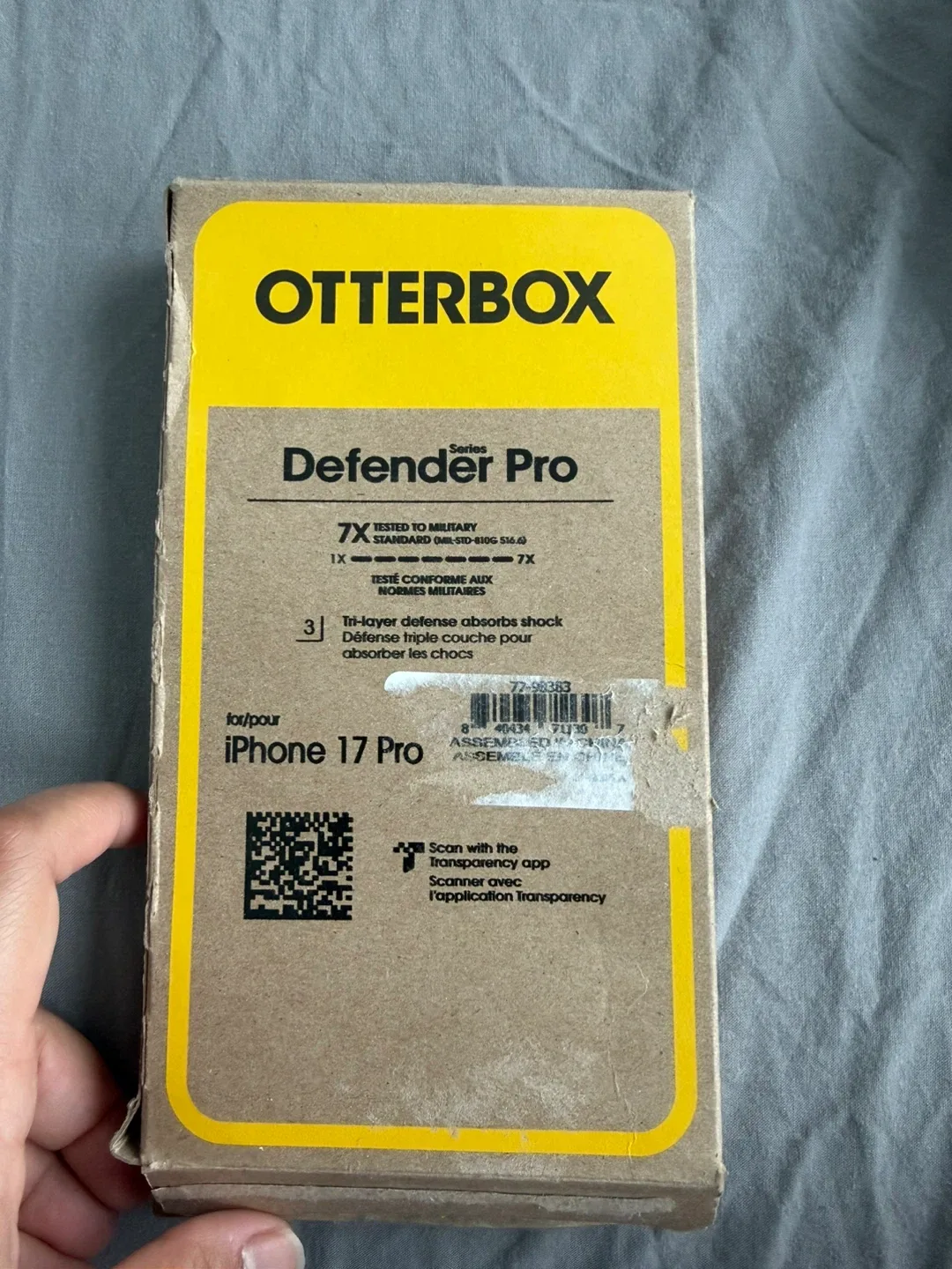 OtterBox iPhone 17 Pro Defender Pro Series Case - Black. thumbnail