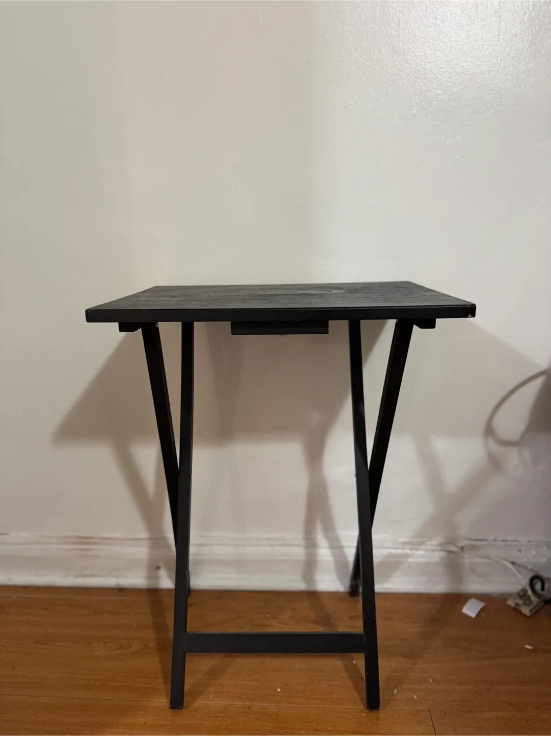 Black Folding Table - Great Condition! image indicator(4)