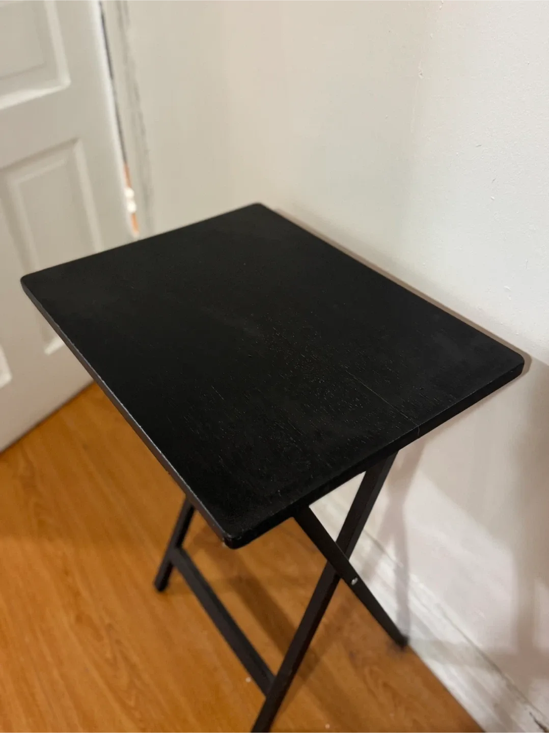 Black Folding Table - Great Condition! image indicator(5)