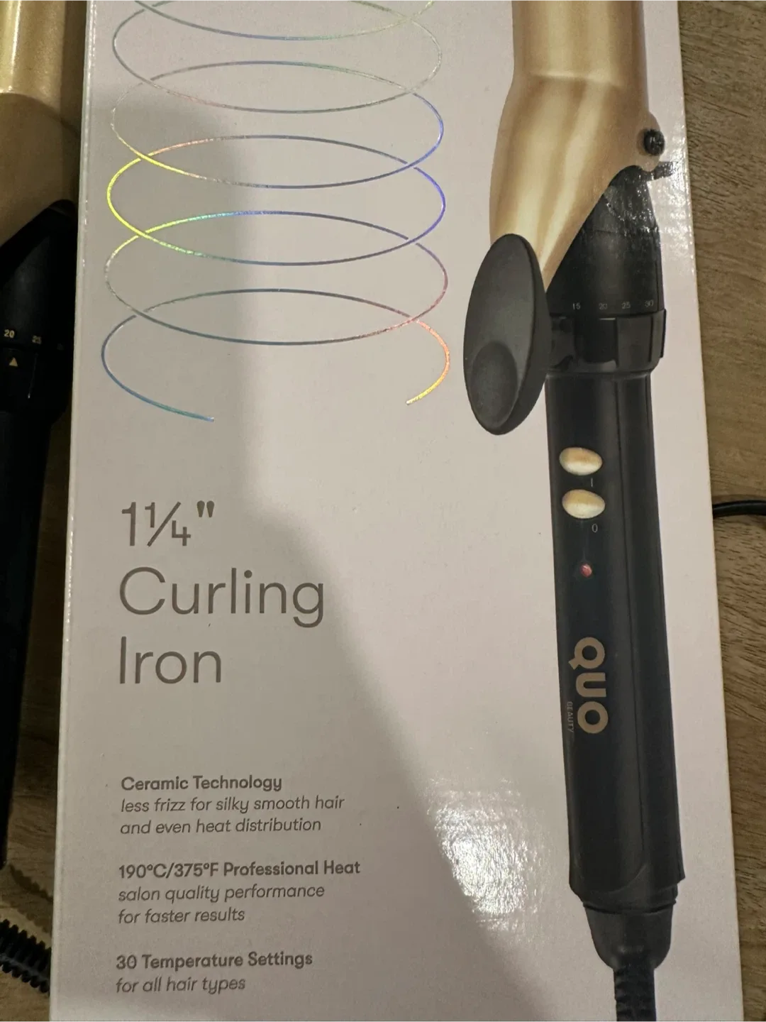 Conair Double Ceramic Flat Iron, QUO curling iron and dryer image indicator(7)