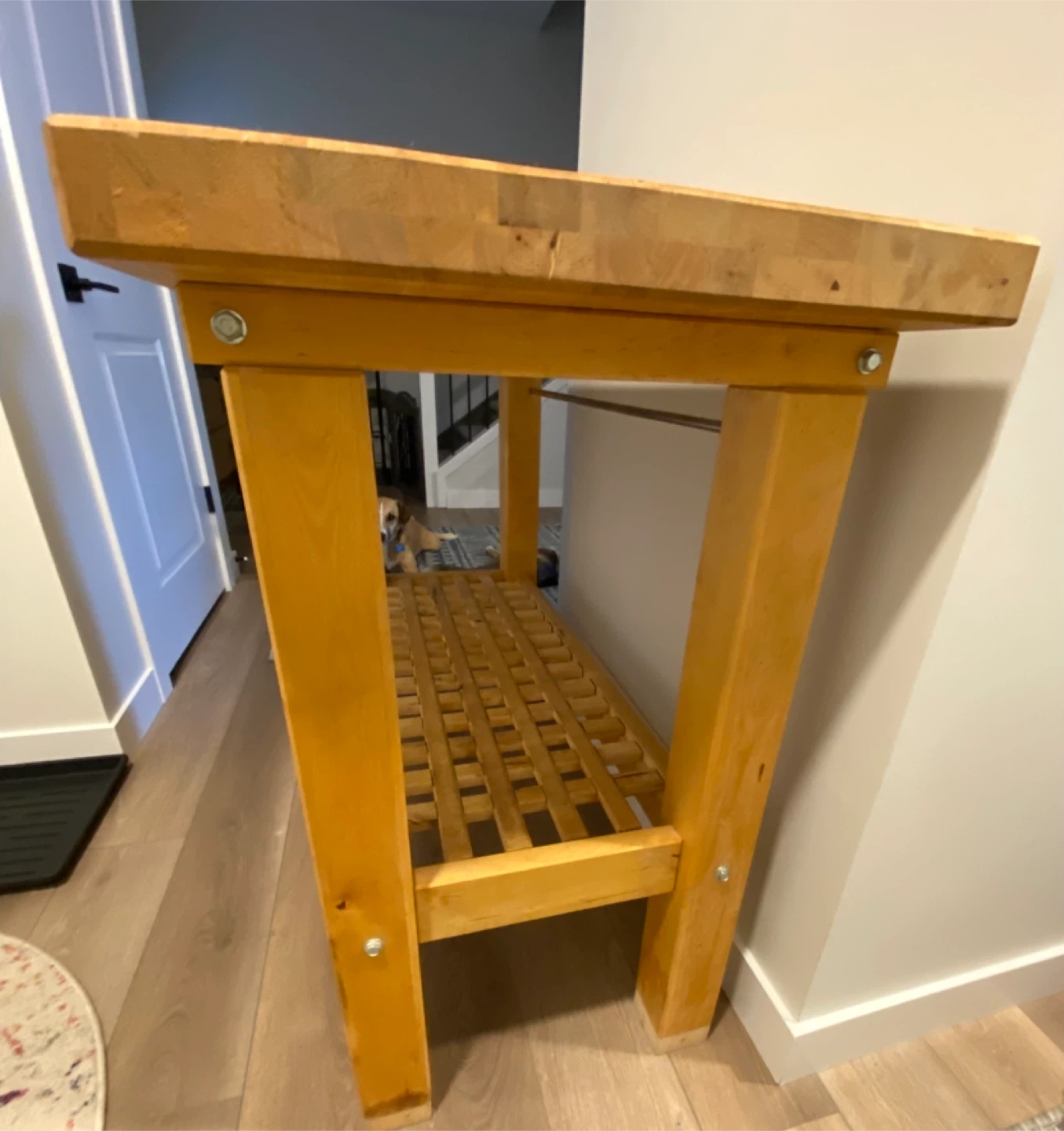 Wooden Kitchen Island Cart - photo 3