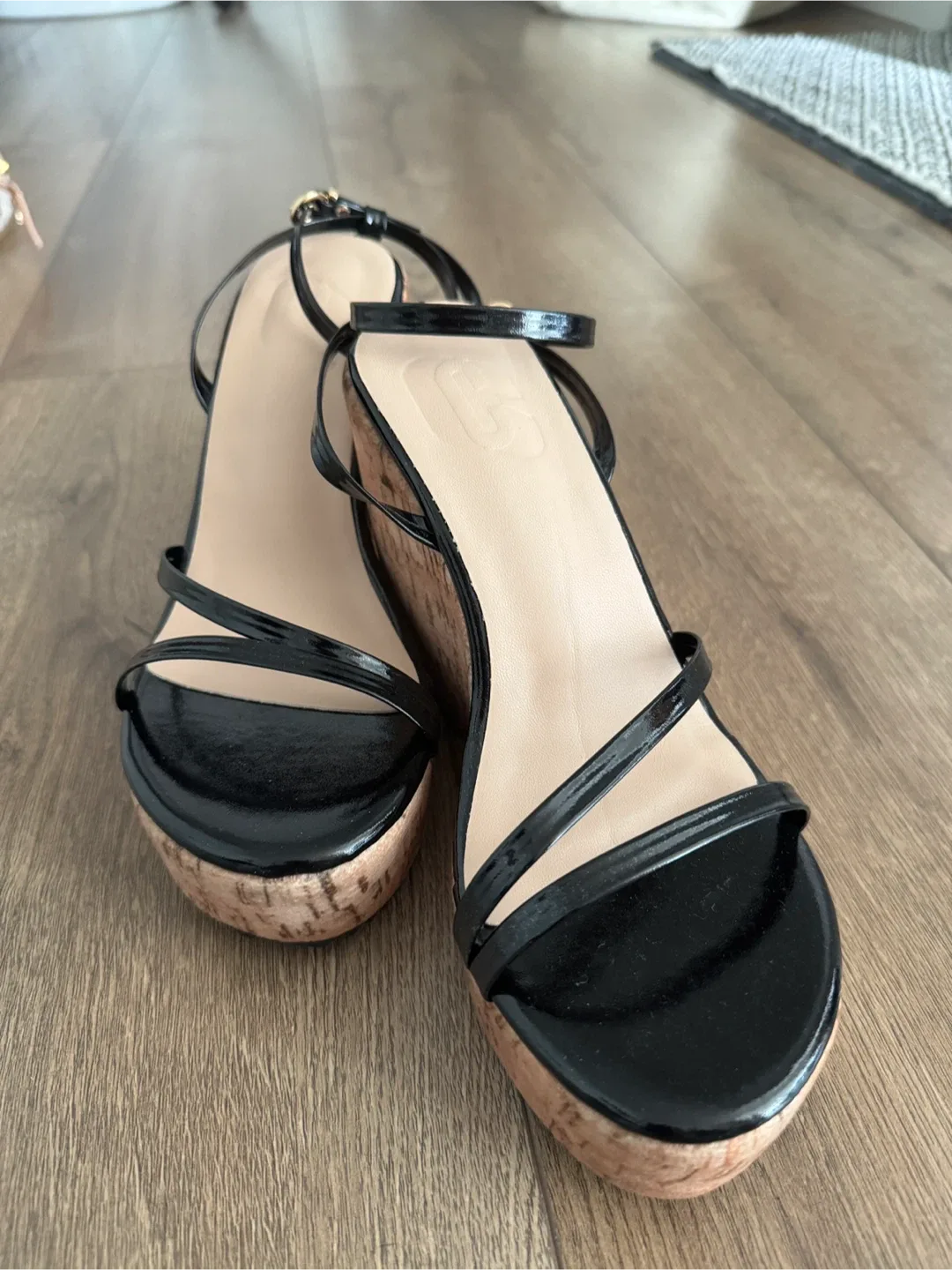 Black Wedge Sandals - Size 36 image indicator(6)