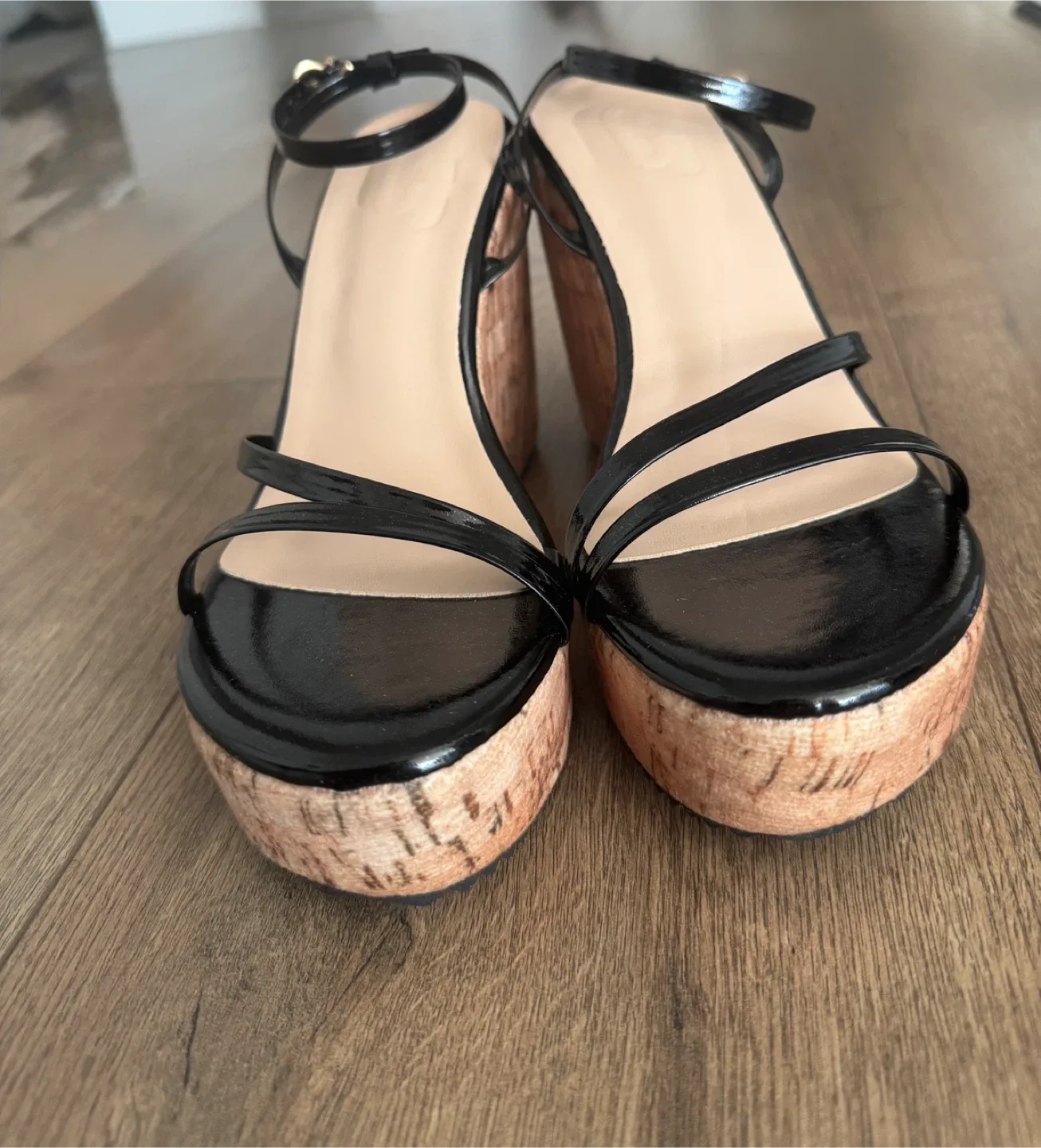 Black Wedge Sandals - Size 36 image indicator(4)