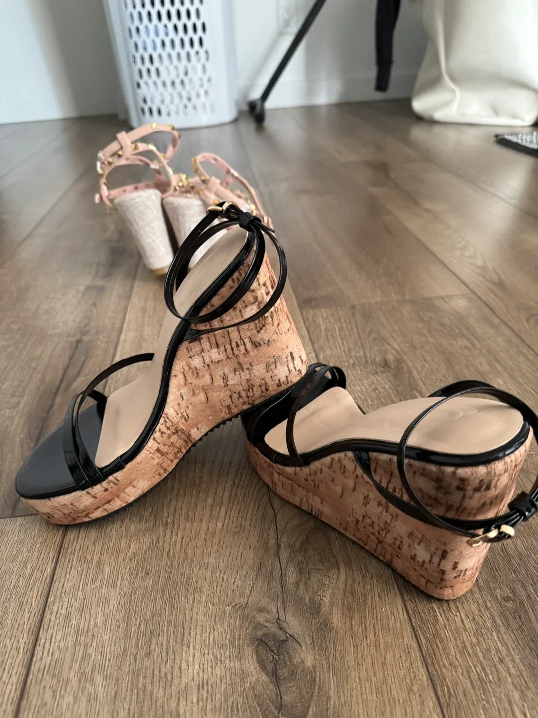 Black Wedge Sandals - Size 36 image indicator(7)