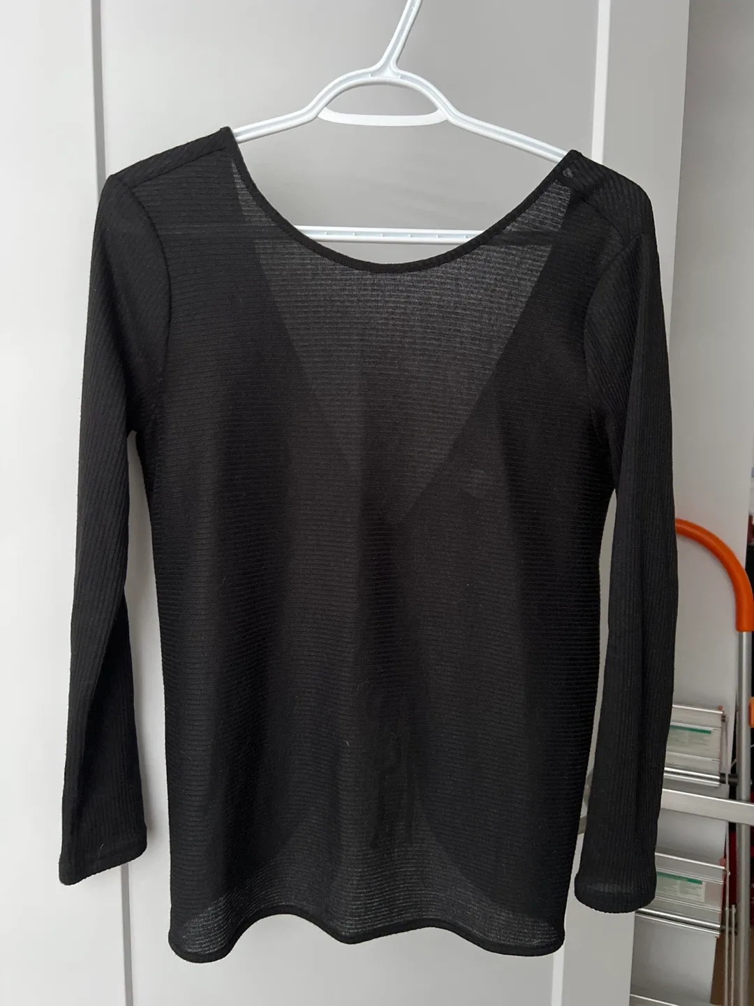 Black Long Sleeve Top