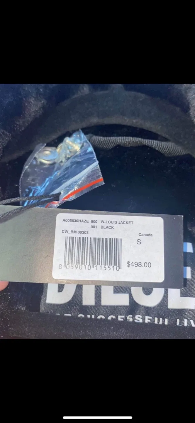 Diesel Bomber Jacket - Black image indicator(6)