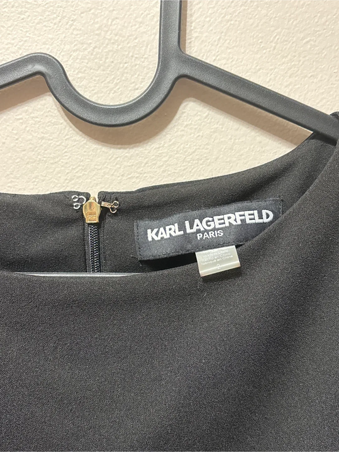 Karl Lagerfeld Paris Black Dress image indicator(3)