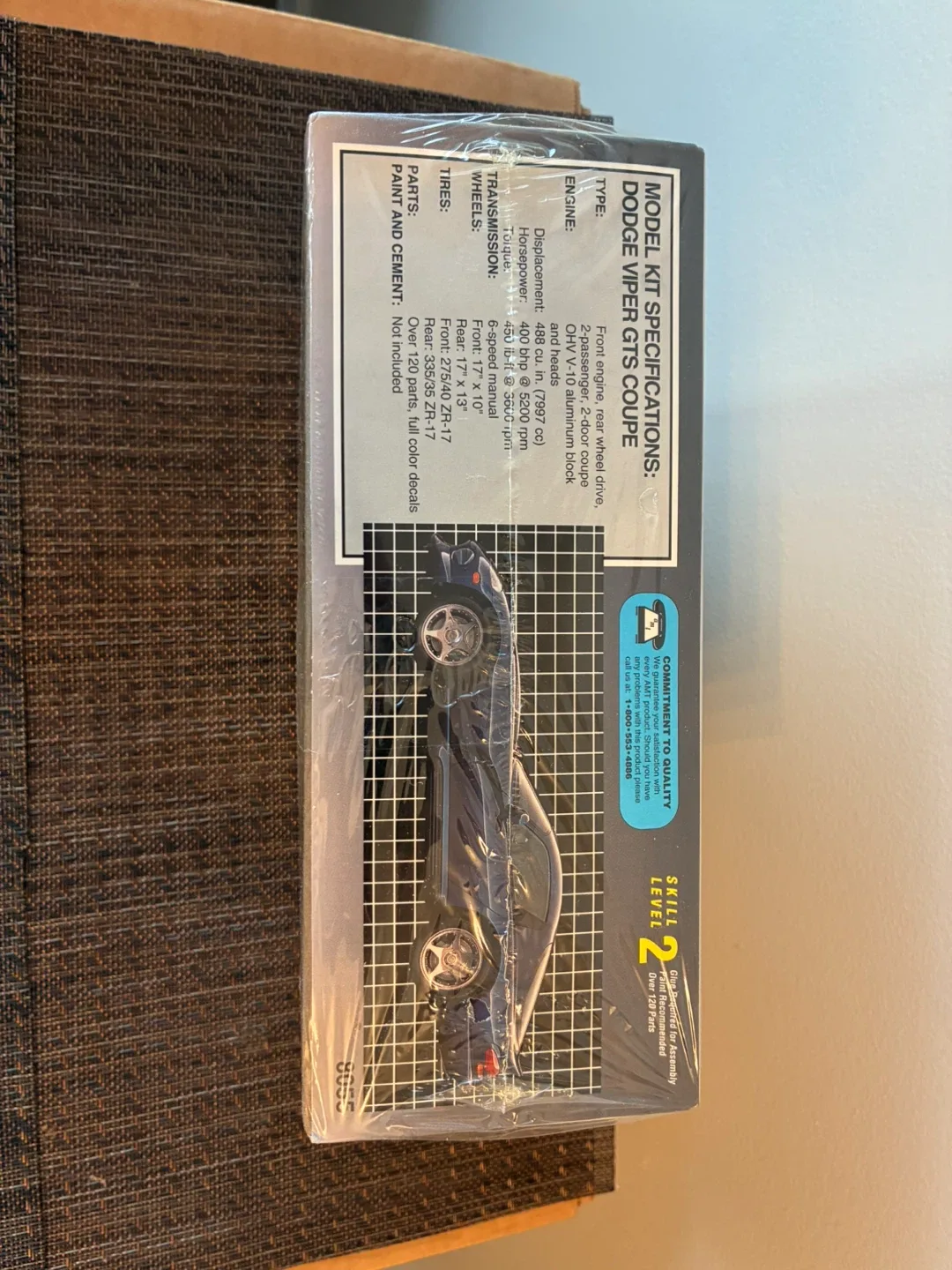 AMT Dodge Viper GTS Coupe 1/25 Model Kit - New! image indicator(3)