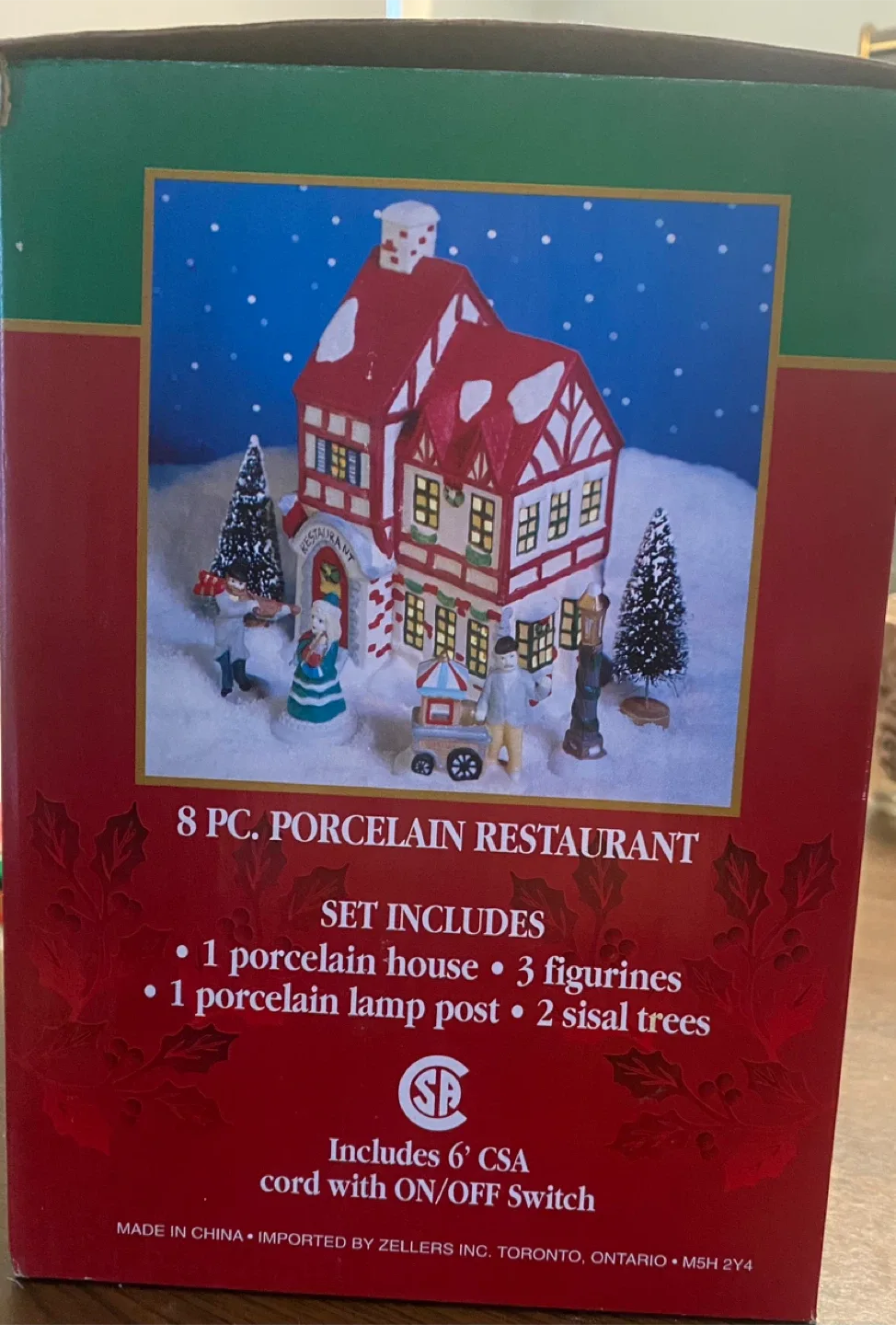 Santa's Trim Shoppe Porcelain Restaurant Set - 8 pc image indicator(5)