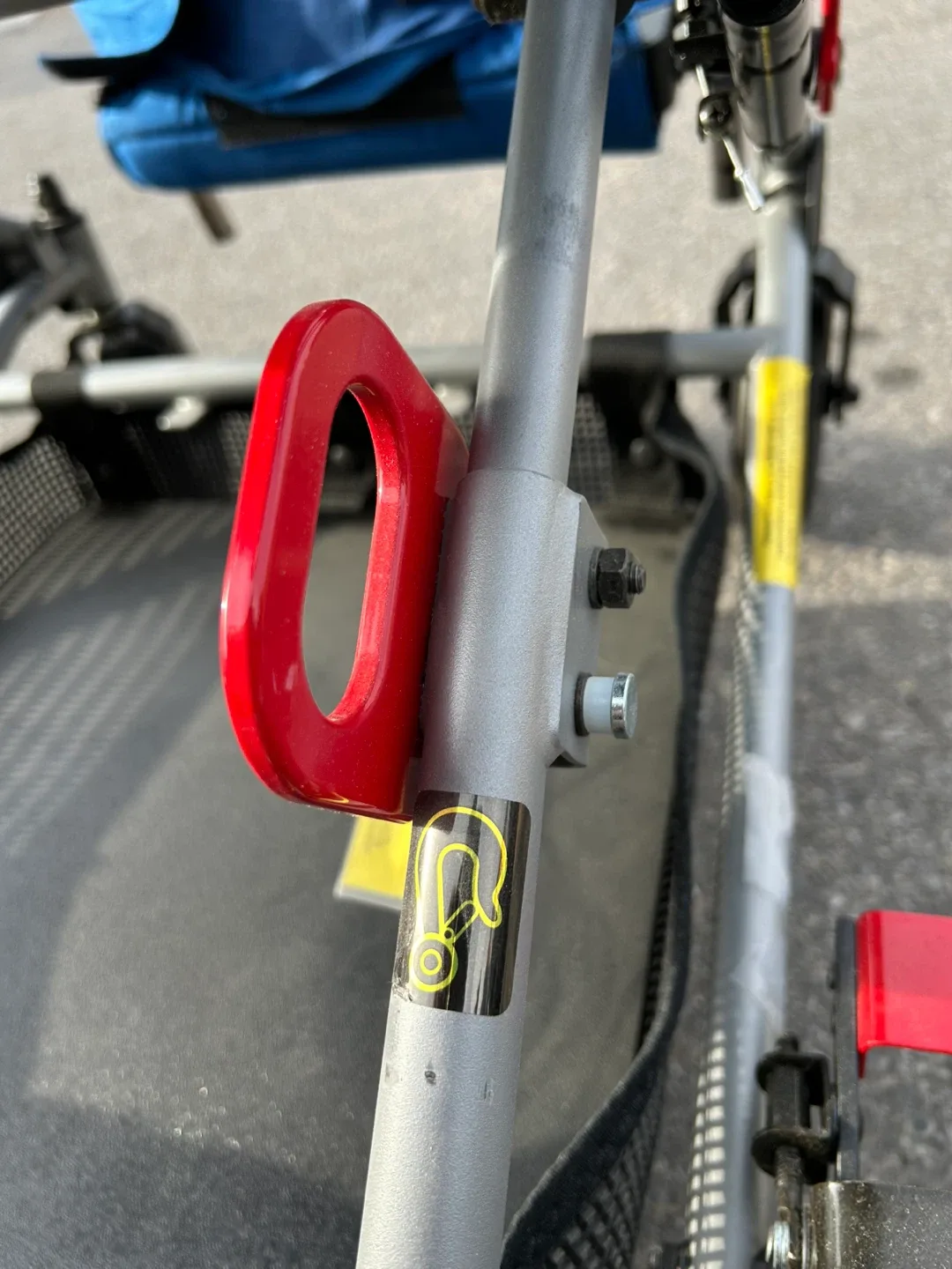 Wheelchair stroller image indicator(3)