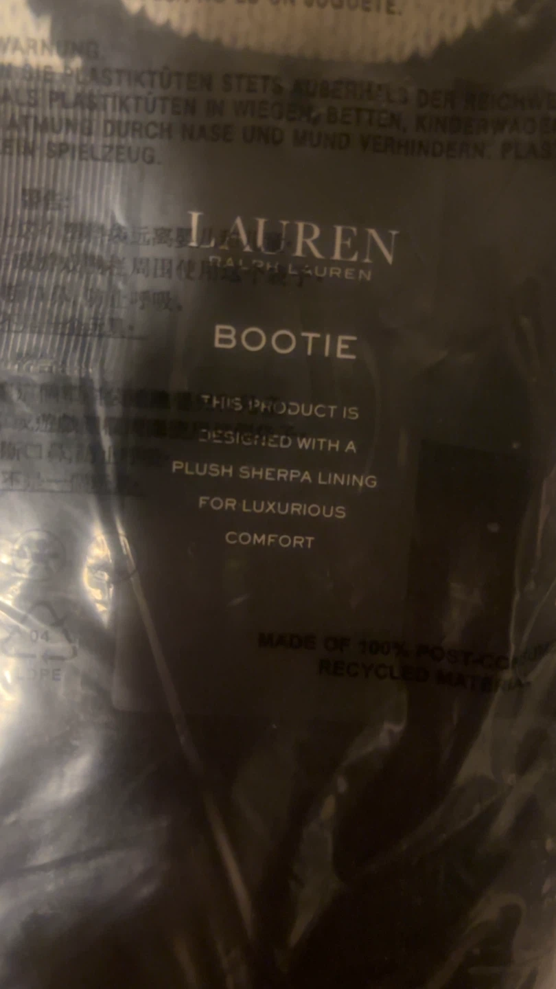 Ralph Lauren Bootie Socks - Size 9-11 (New) - photo 2