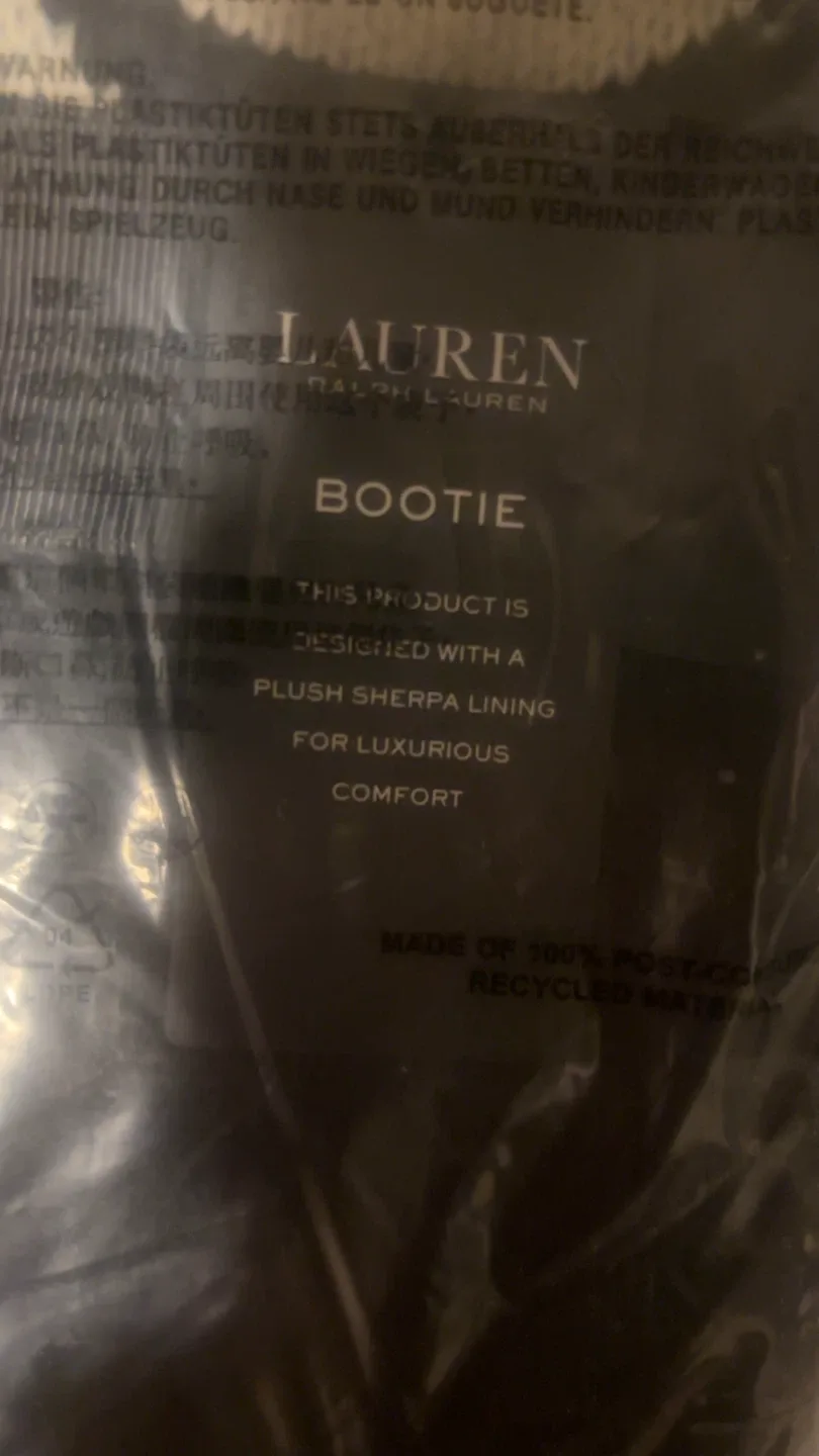 Ralph Lauren Bootie Socks - Size 9-11 (New) image indicator(2)