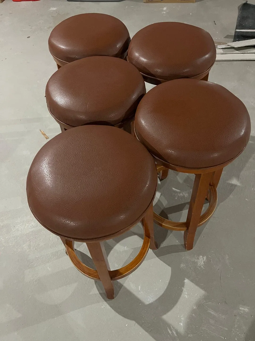 Set of 5 Brown/khaki stool image indicator(2)