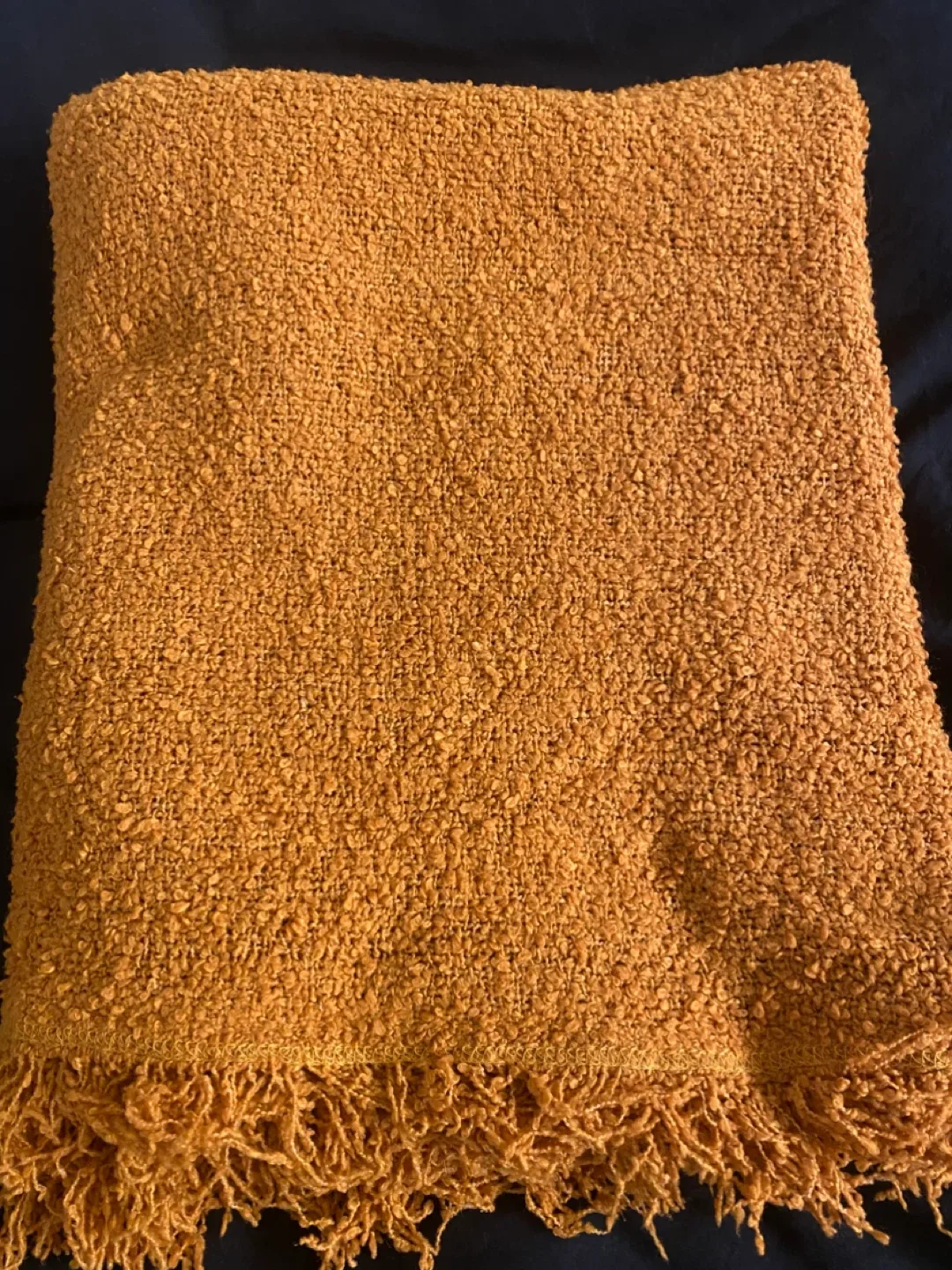Yellow/ Orange Throw Blanket image indicator(2)