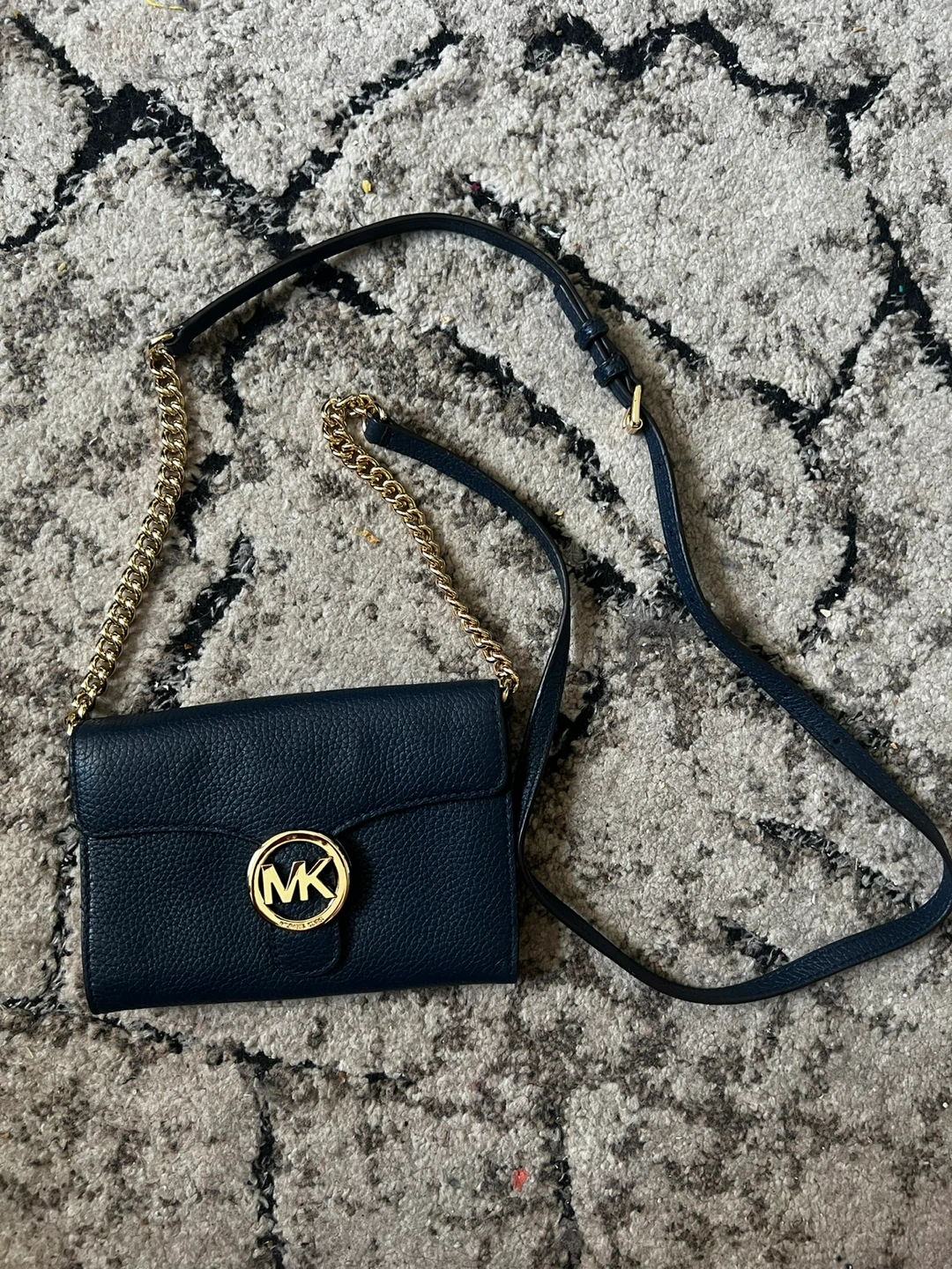 Michael Kors Navy Crossbody Bag