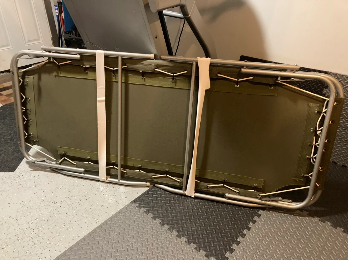 Folding Camping Cot - Olive Green image indicator(2)